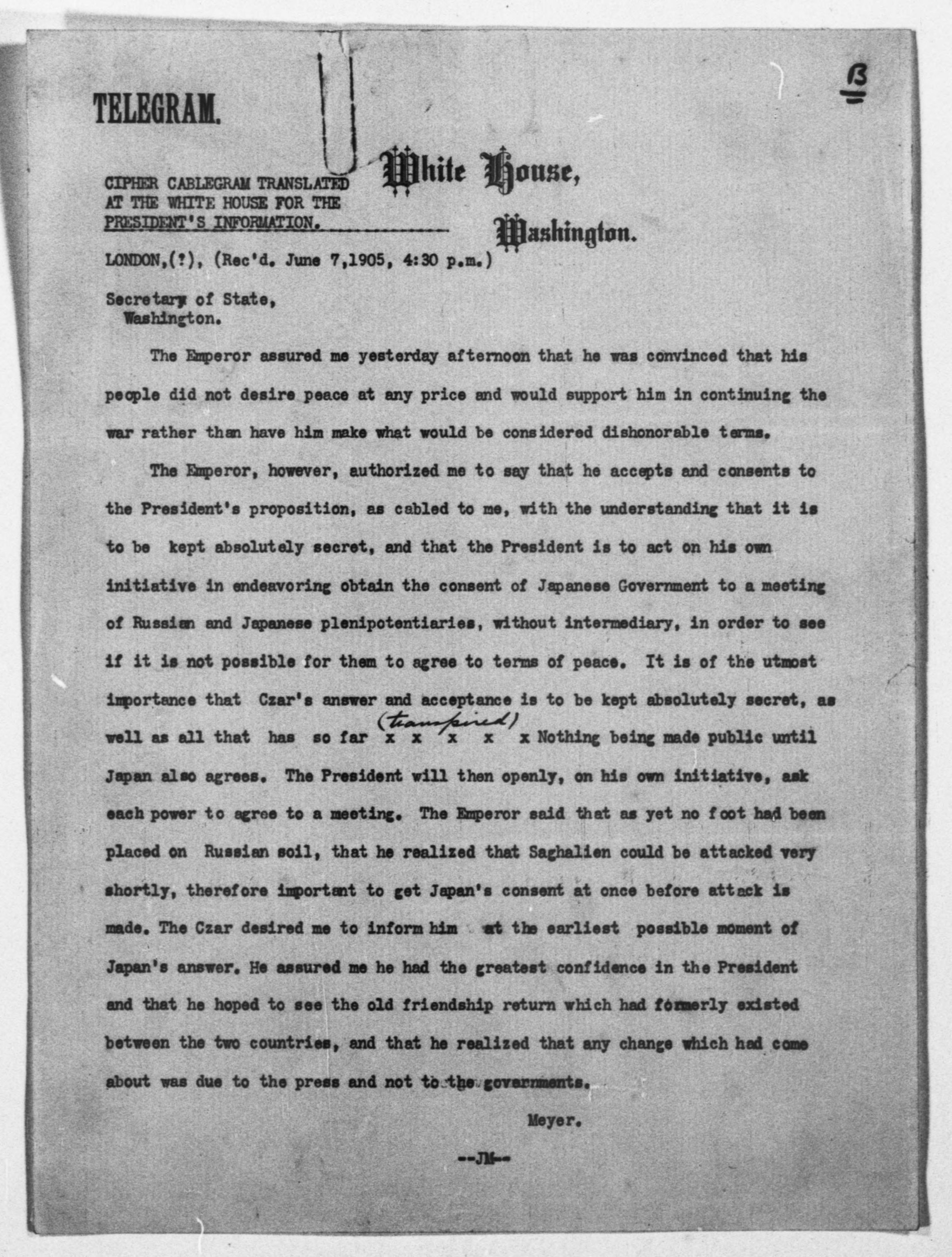 Scanned image of the current content page