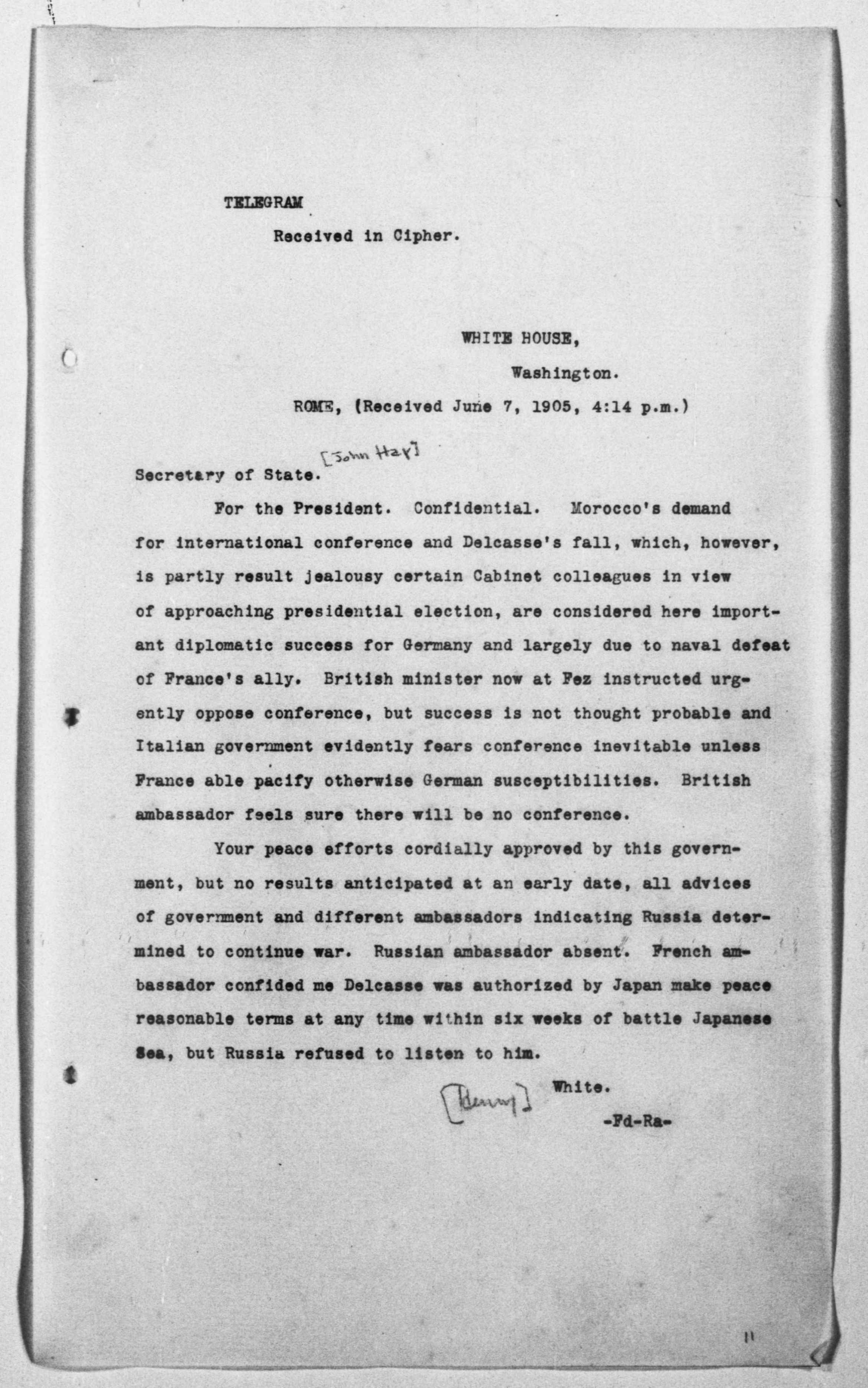 Scanned image of the current content page