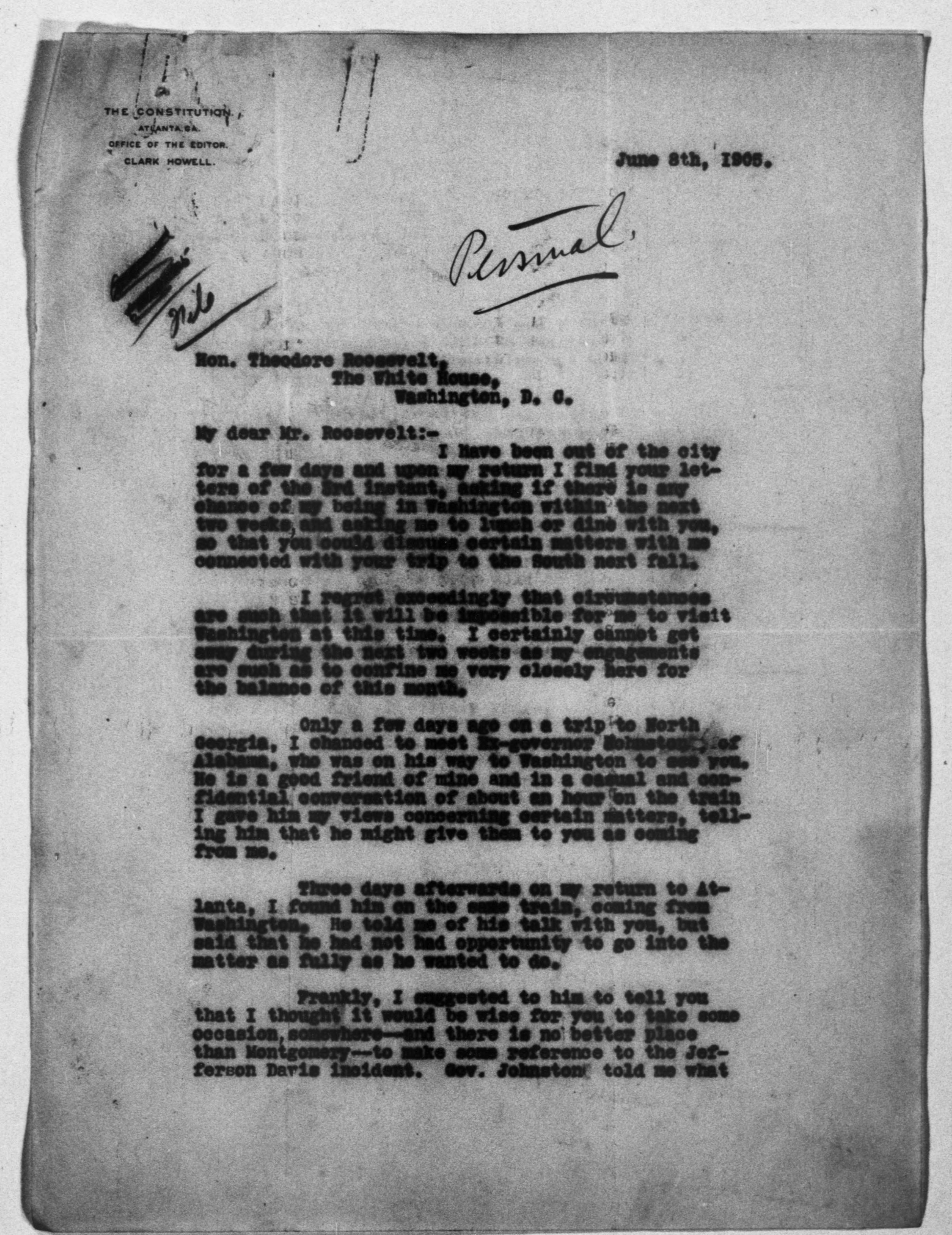 Scanned image of the current content page