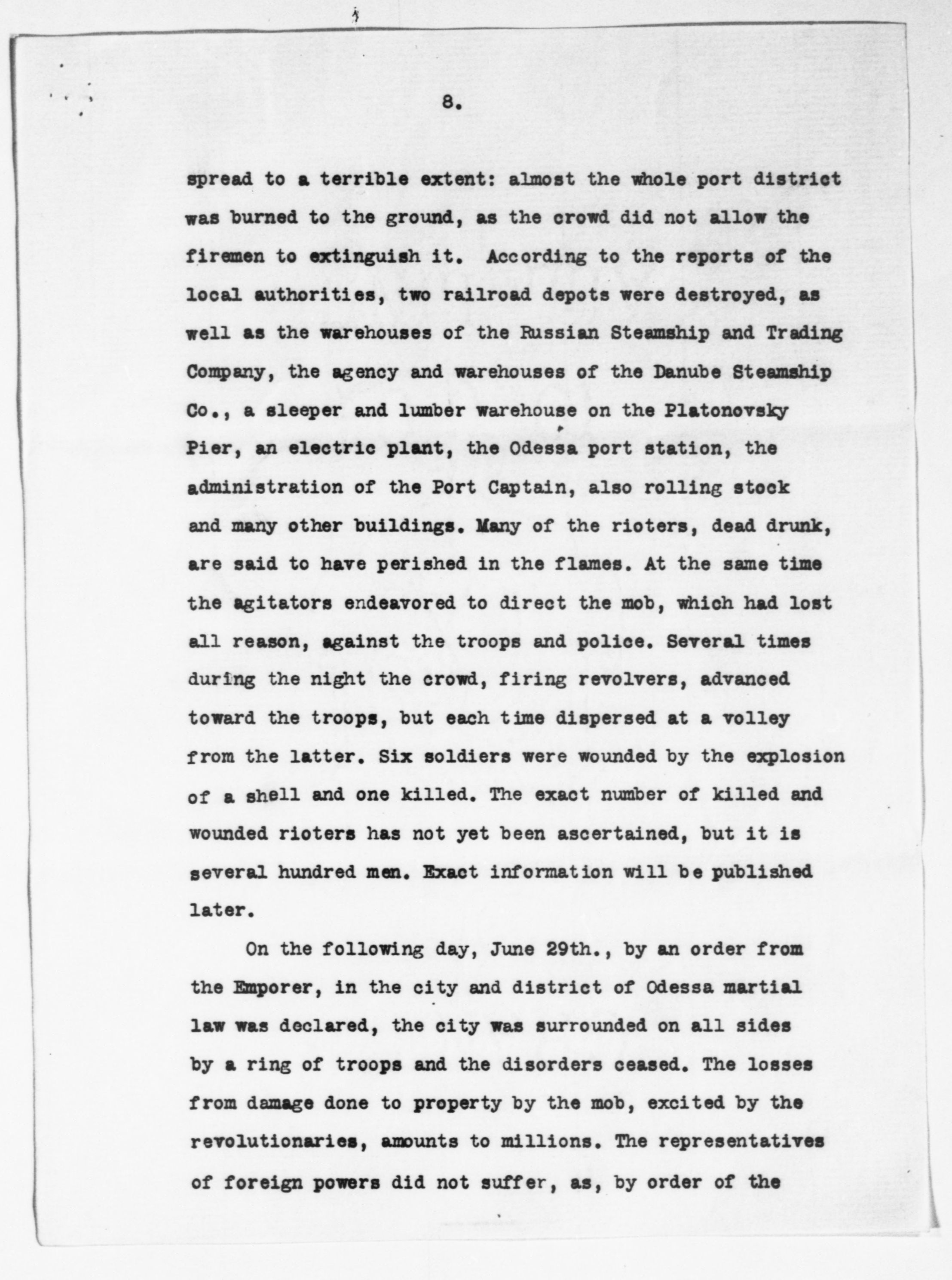 Scanned image of the current content page