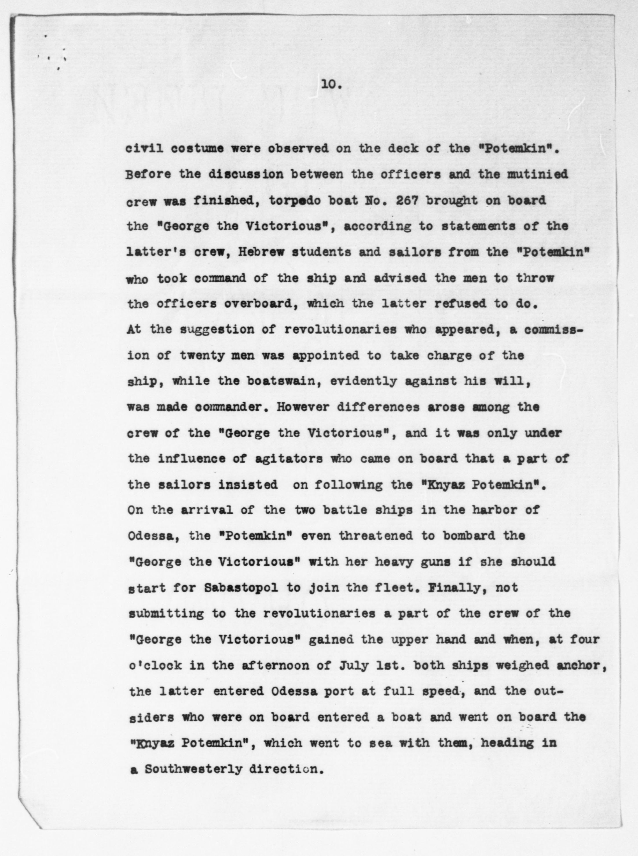 Scanned image of the current content page
