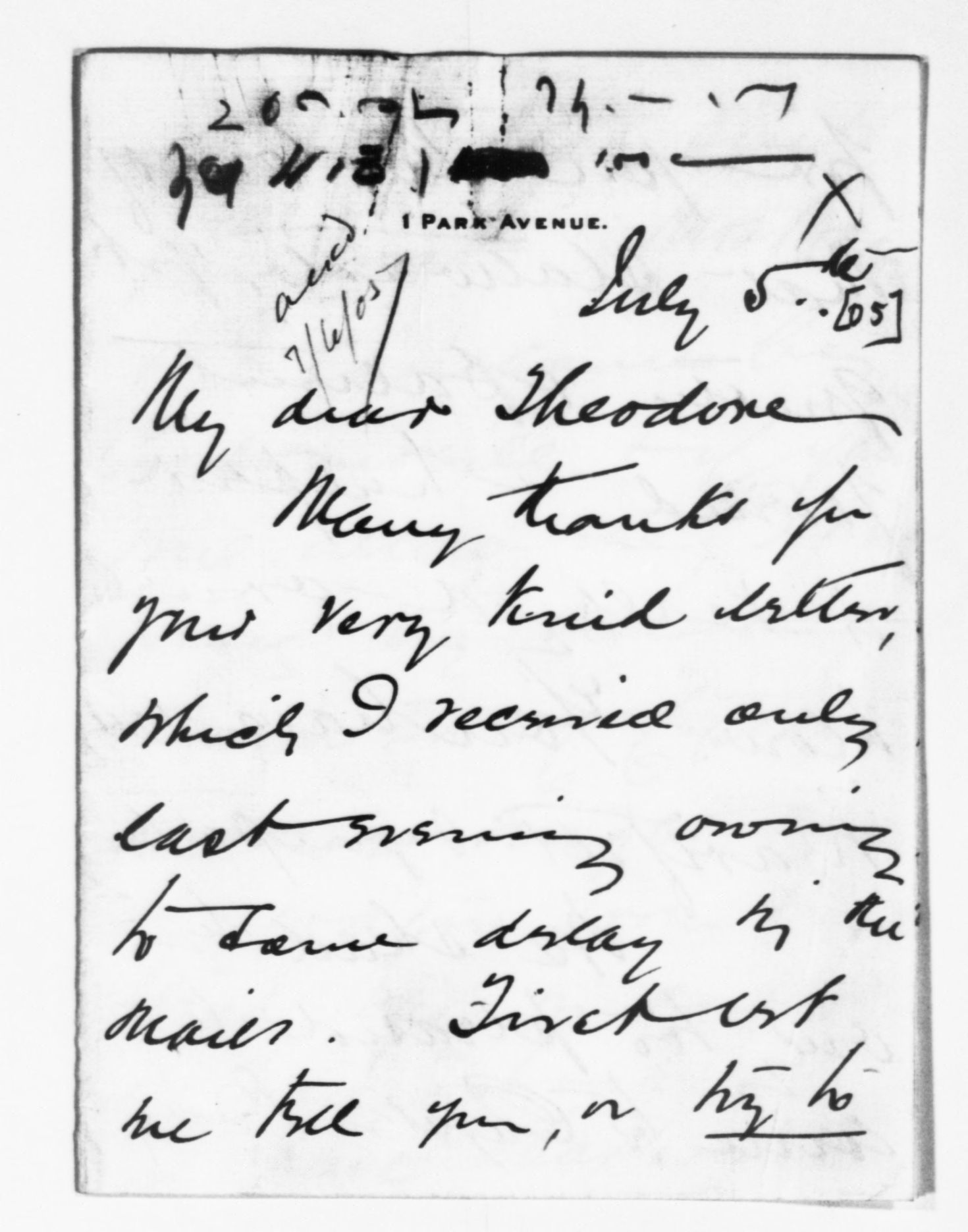 Scanned image of the current content page