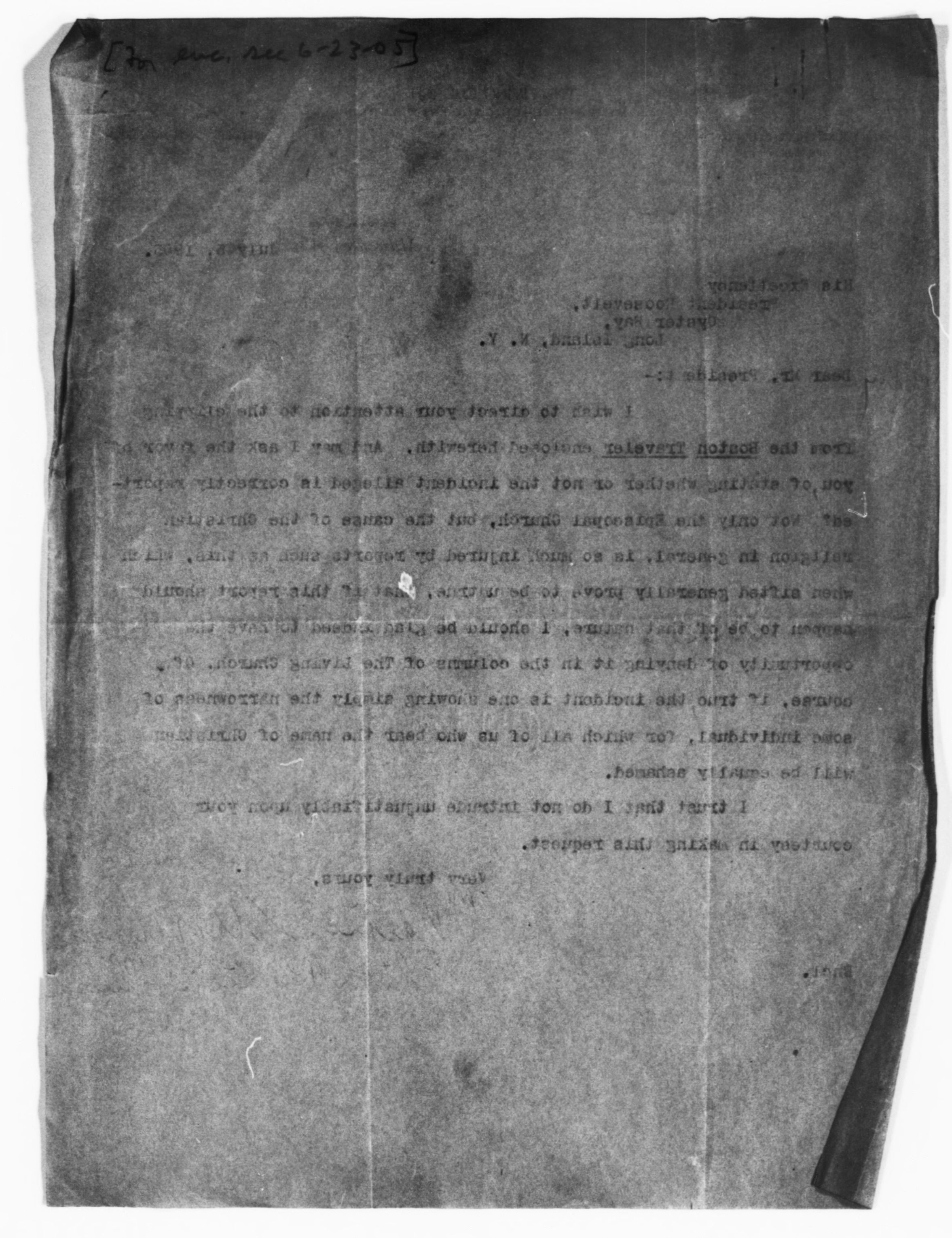 Scanned image of the current content page