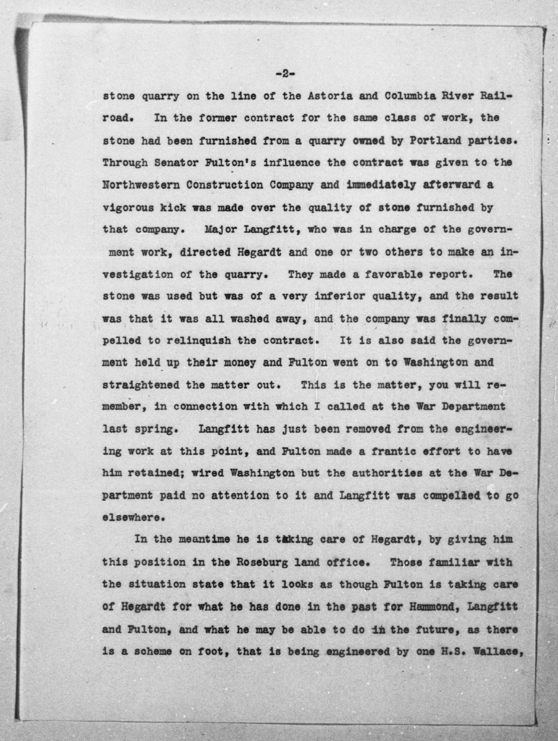 Scanned image of the current content page