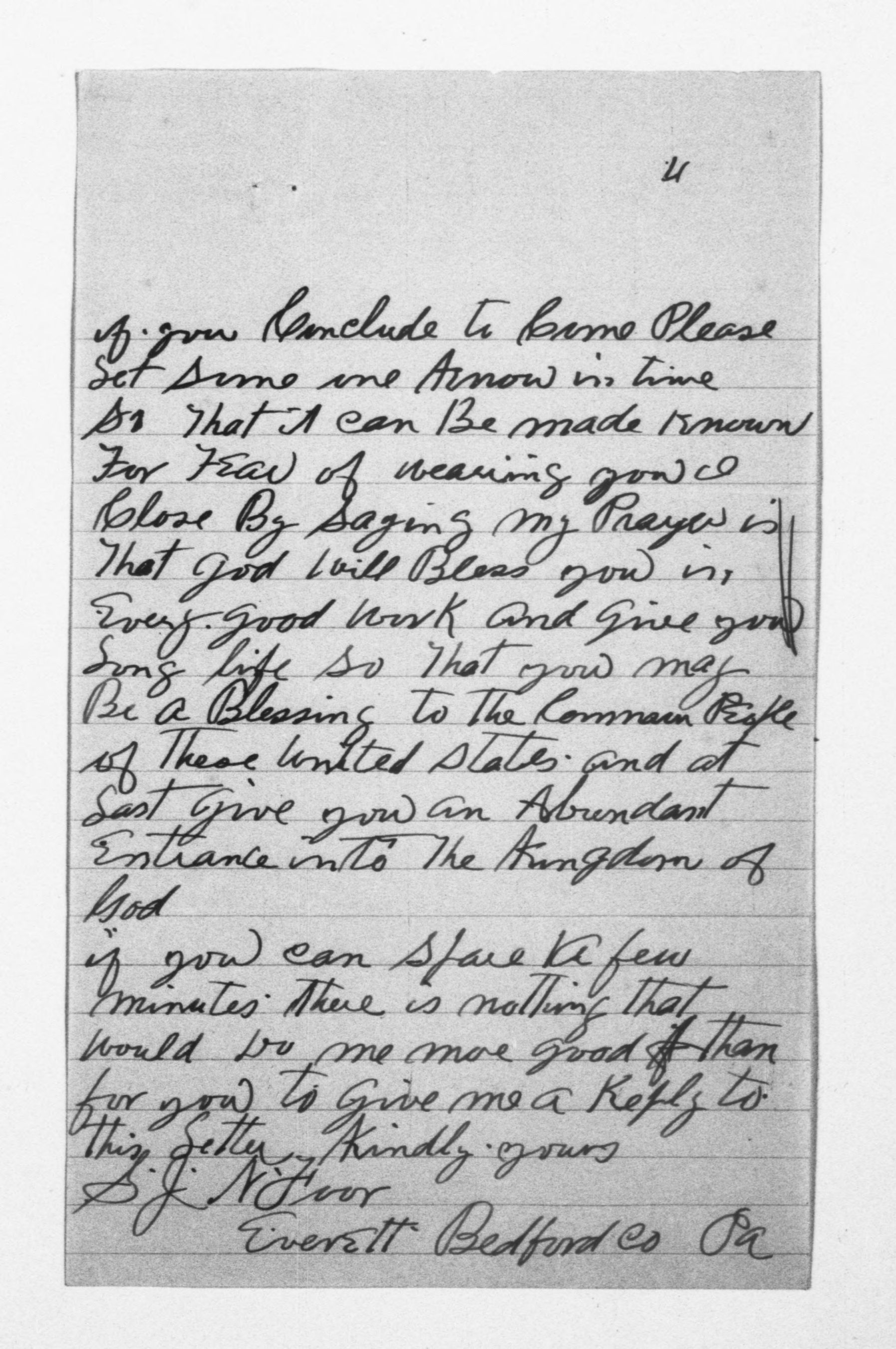 Scanned image of the current content page