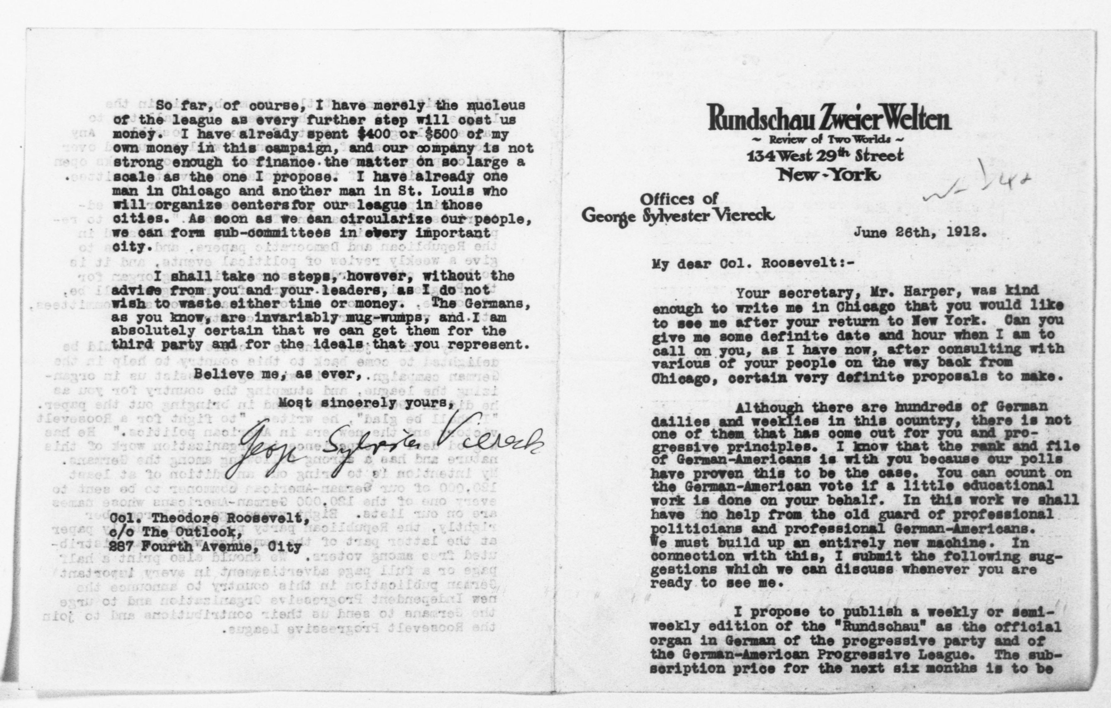 Scanned image of the current content page