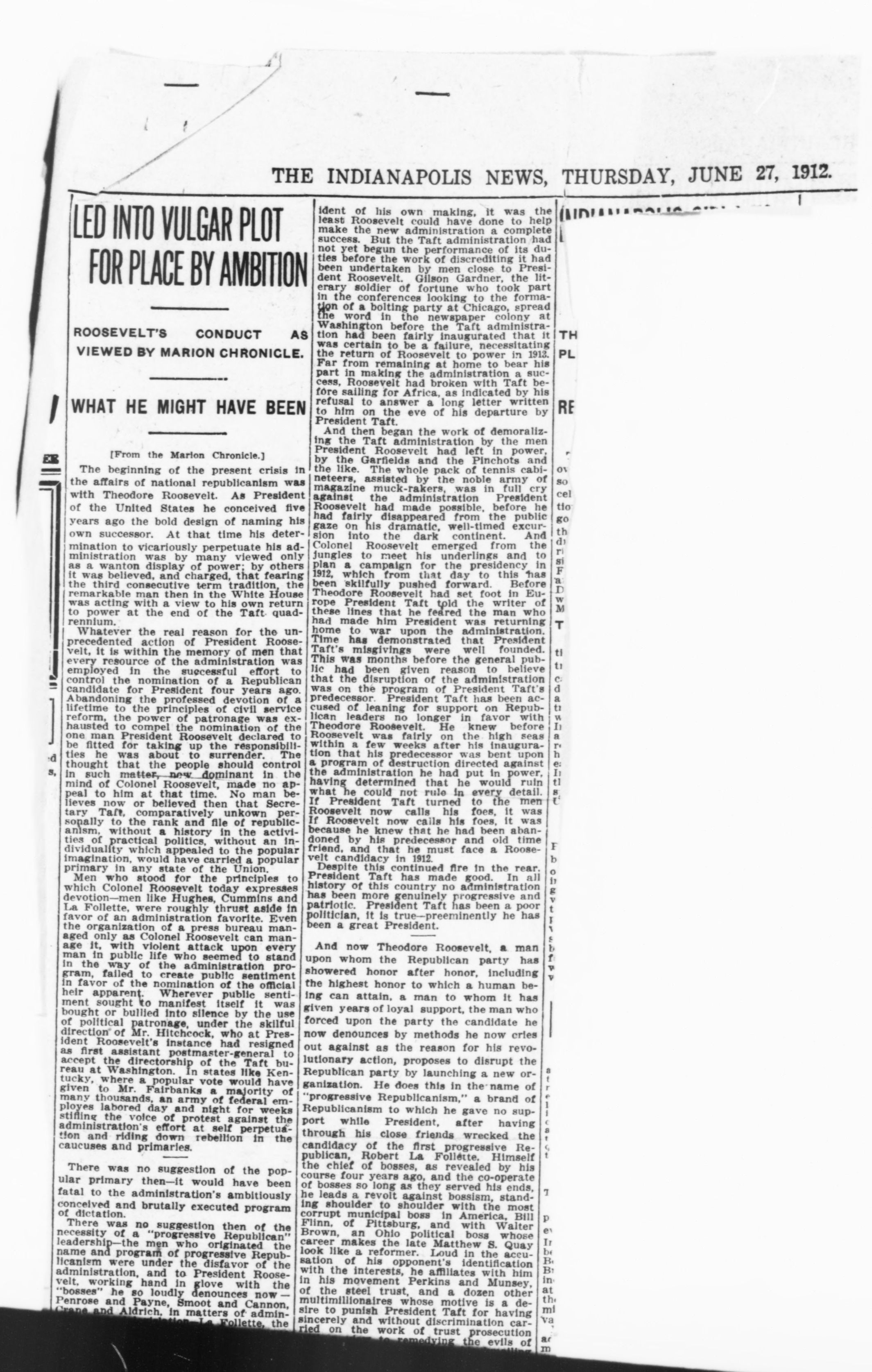 Scanned image of the current content page