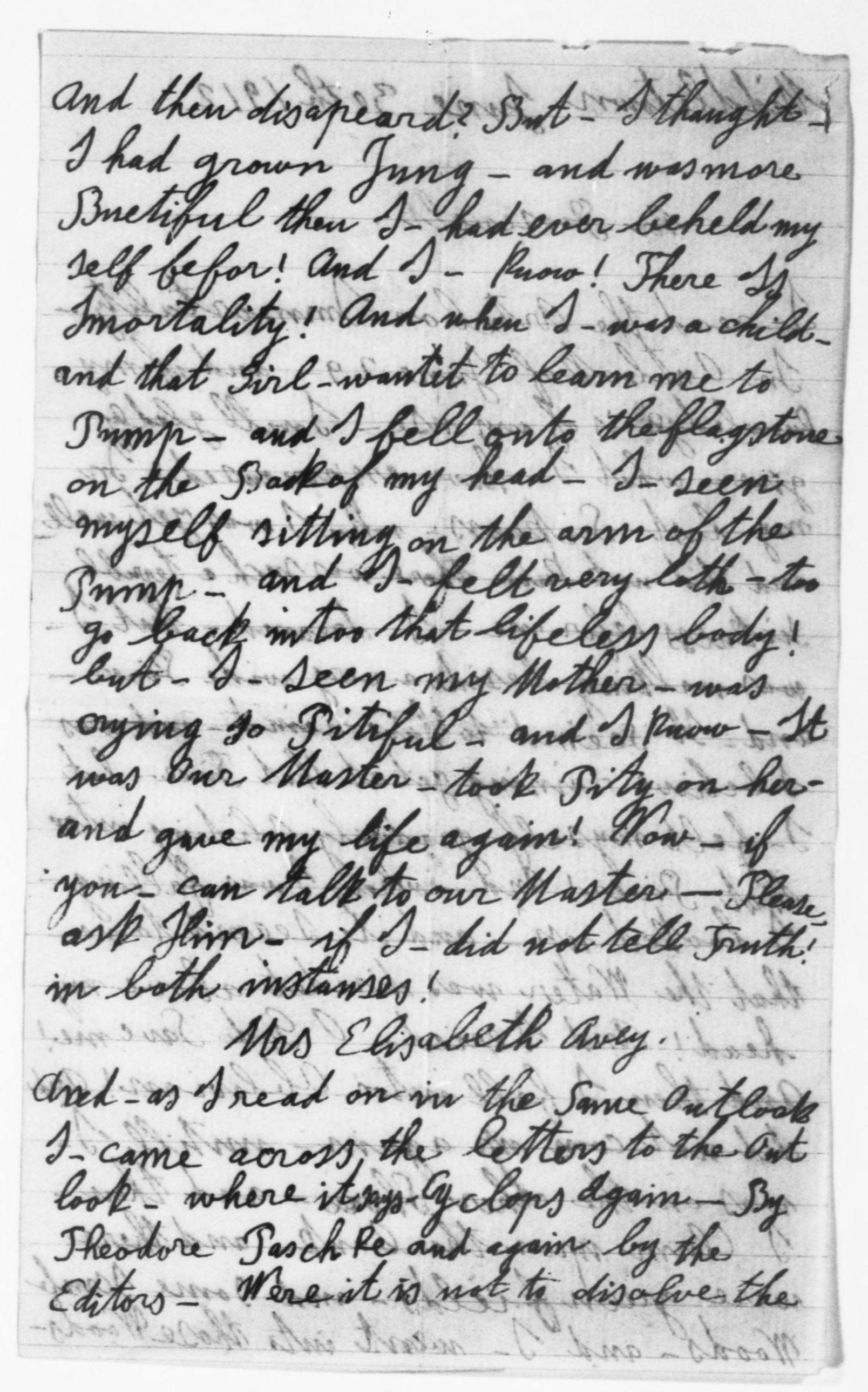 Scanned image of the current content page