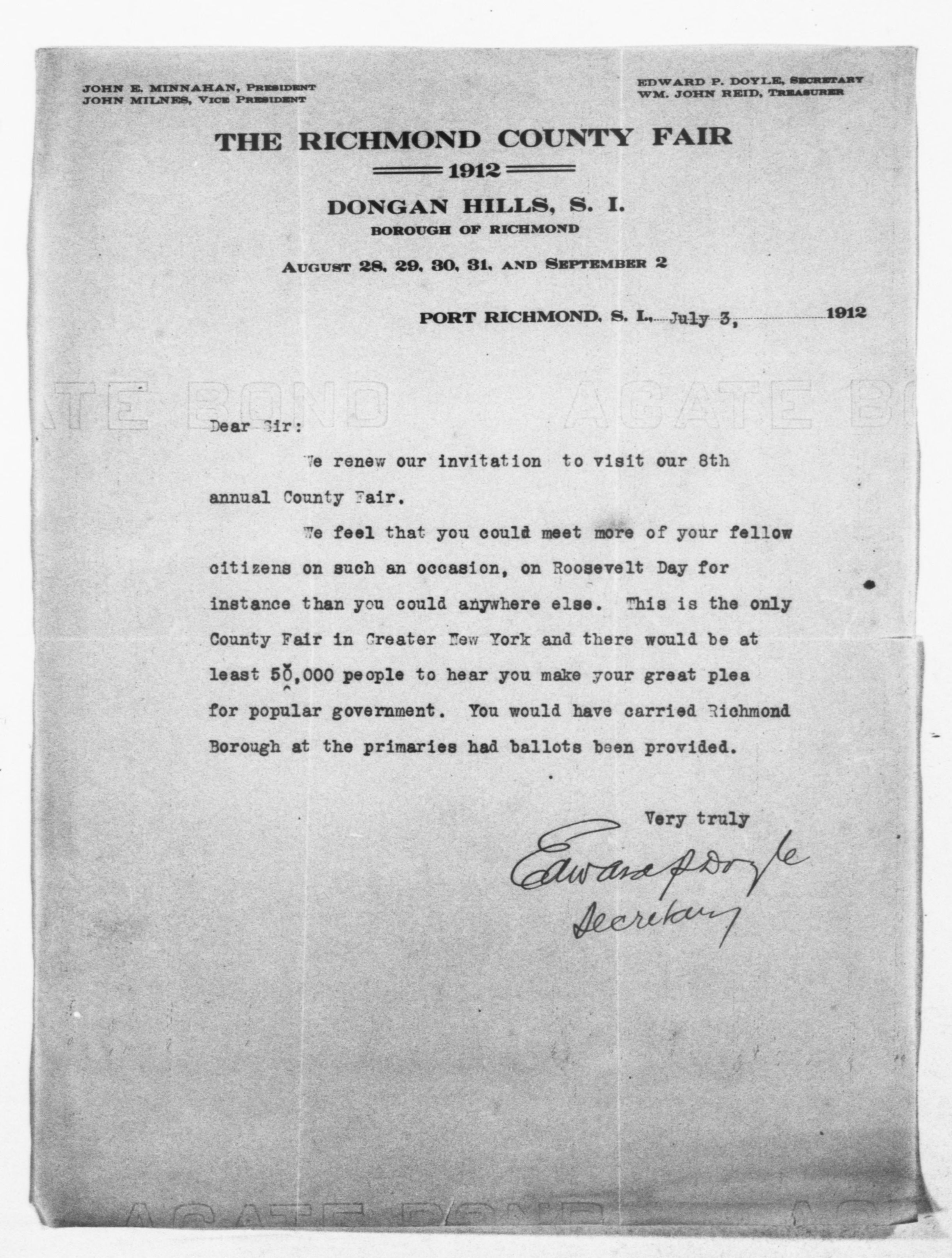 Scanned image of the current content page