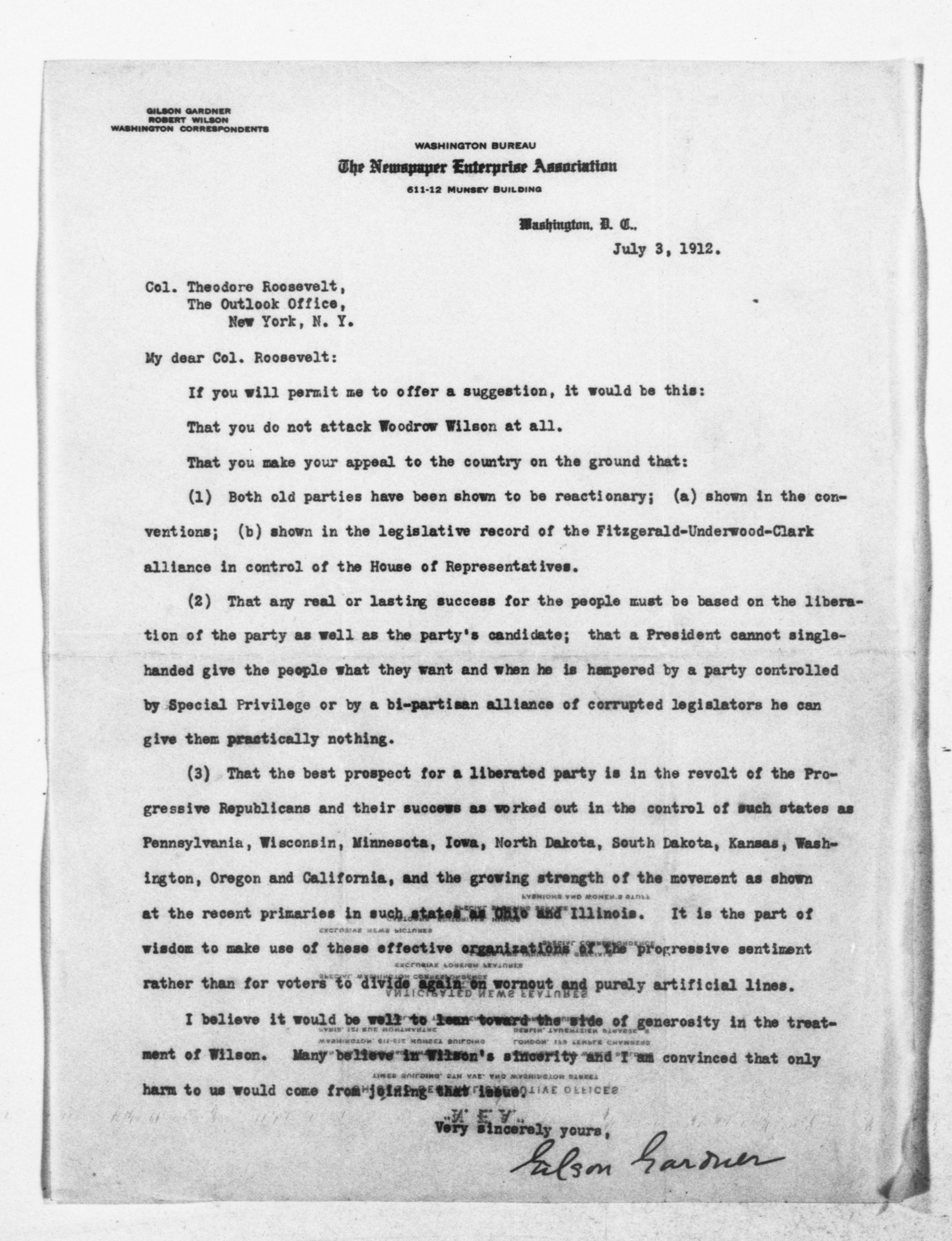 Scanned image of the current content page