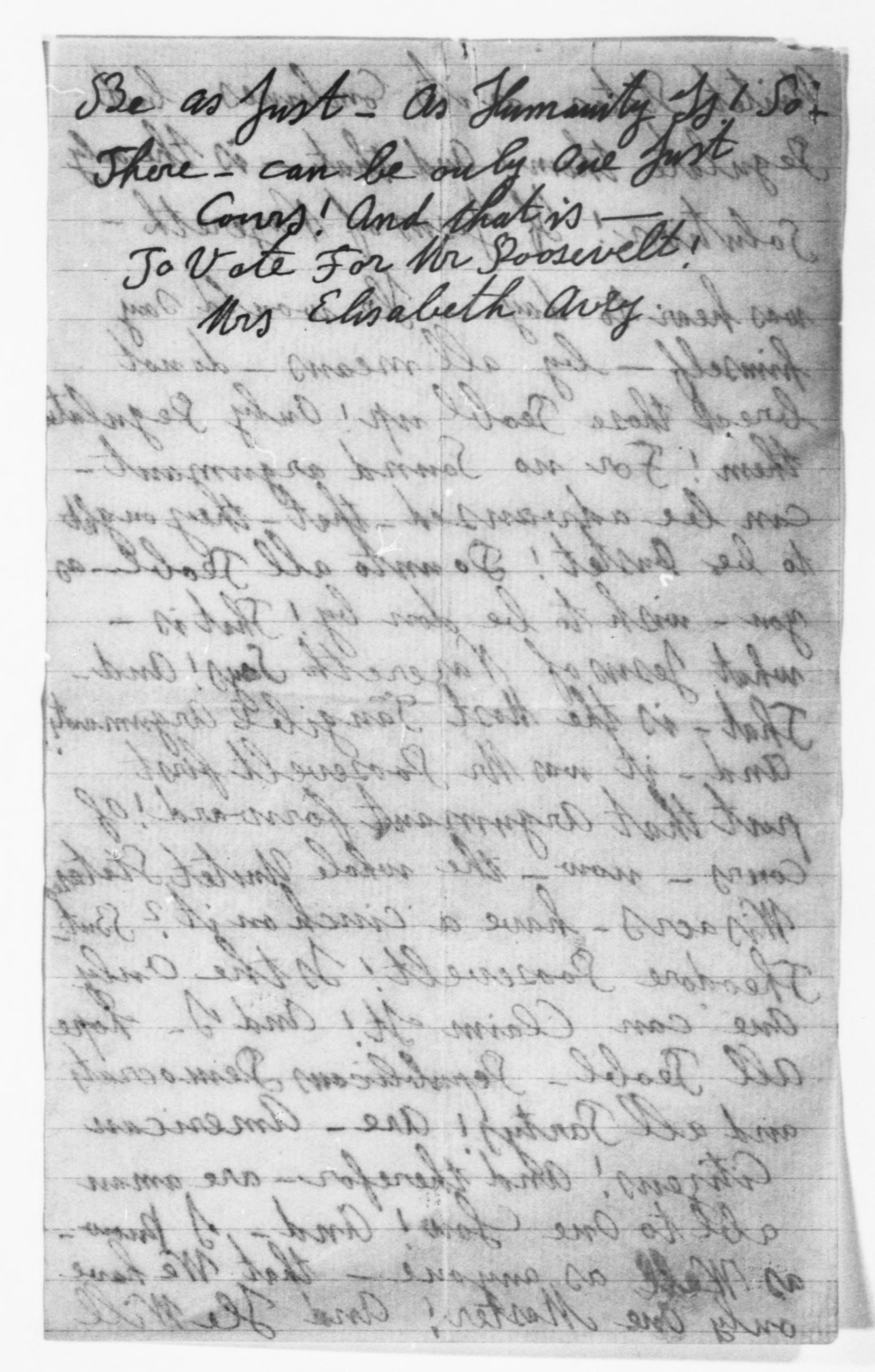 Scanned image of the current content page