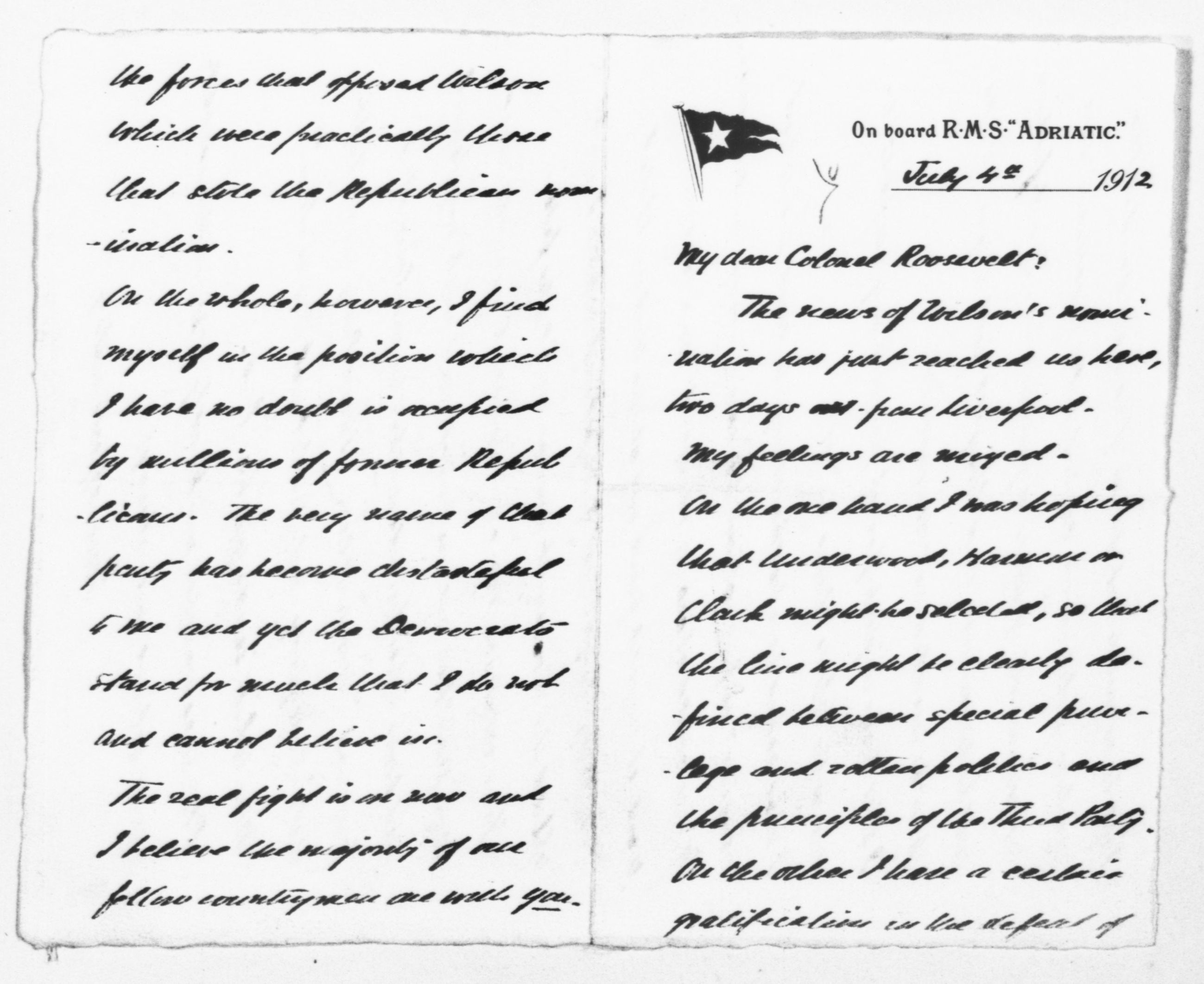 Scanned image of the current content page