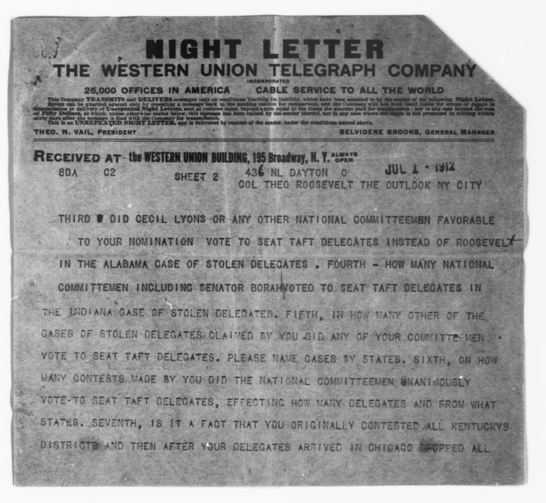 Scanned image of the current content page