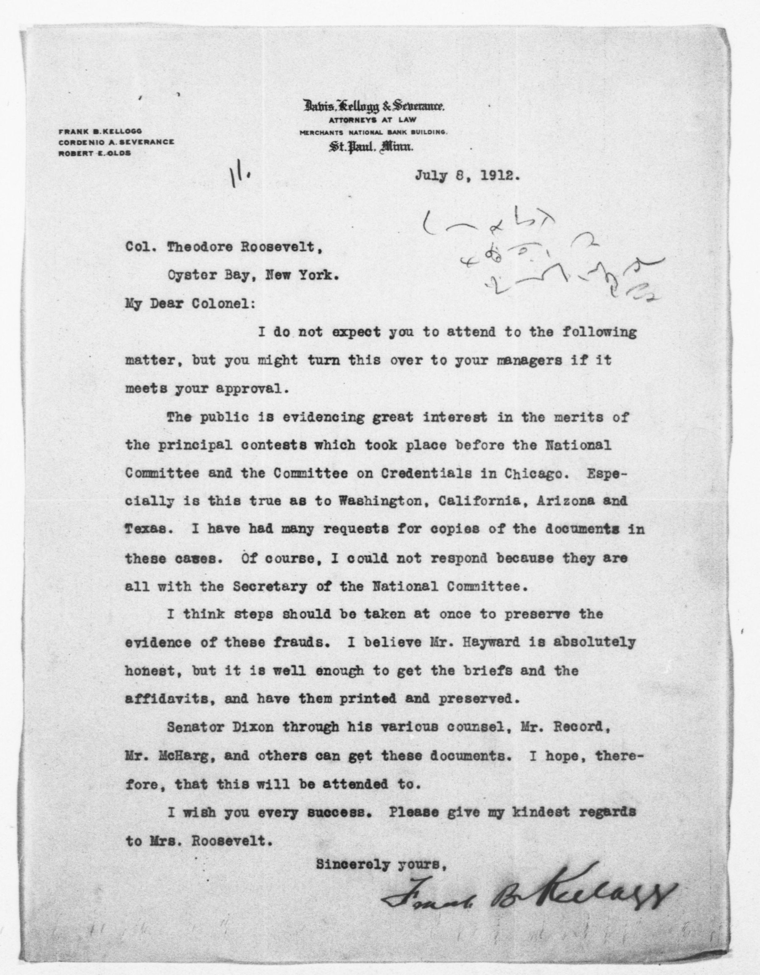 Scanned image of the current content page