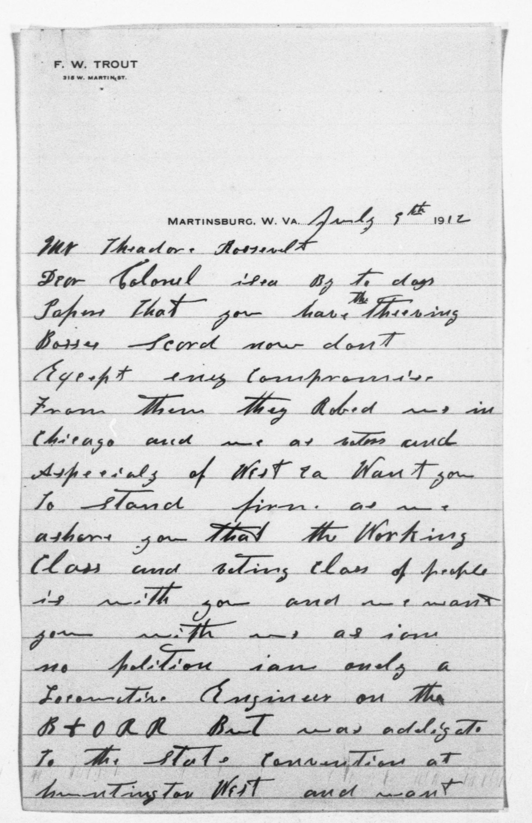 Scanned image of the current content page