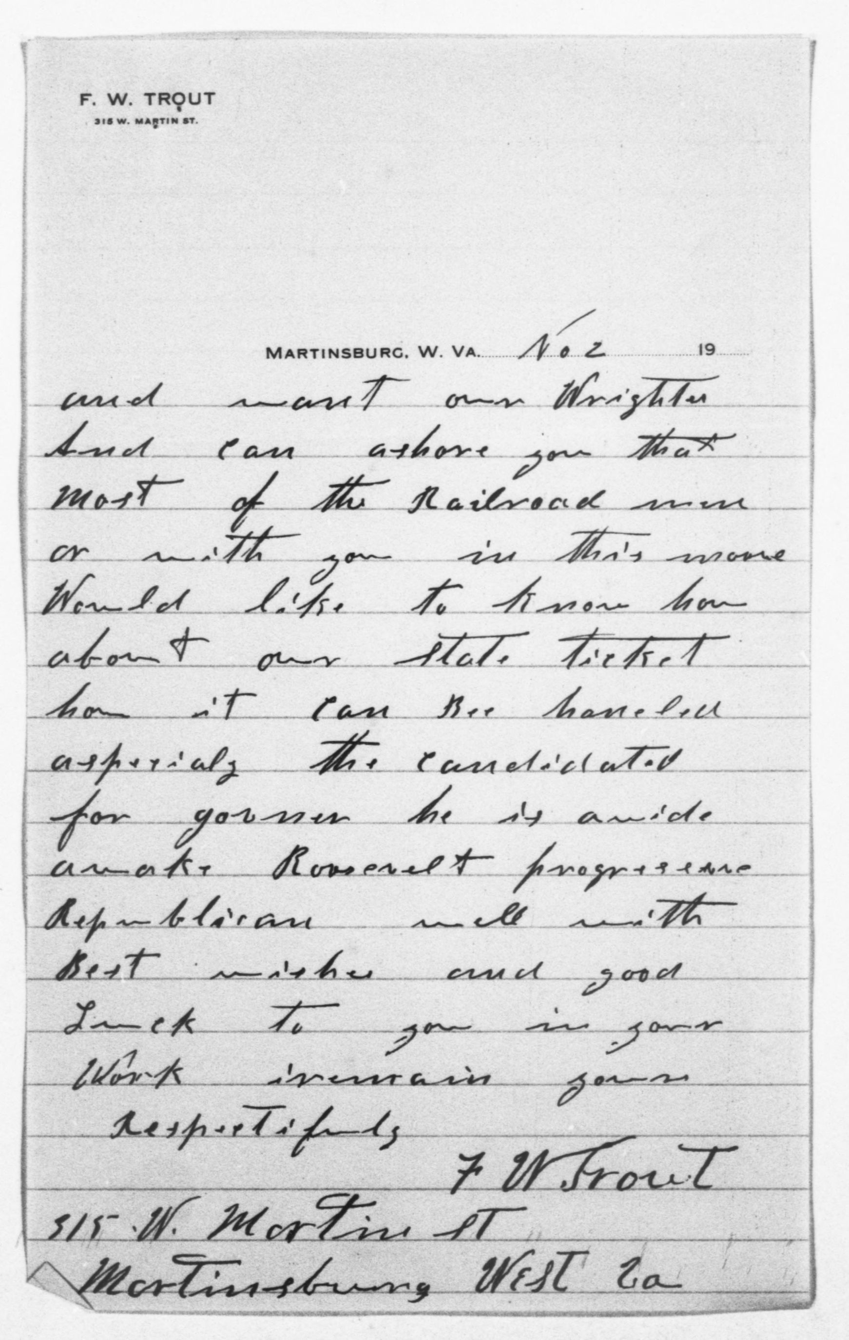 Scanned image of the current content page