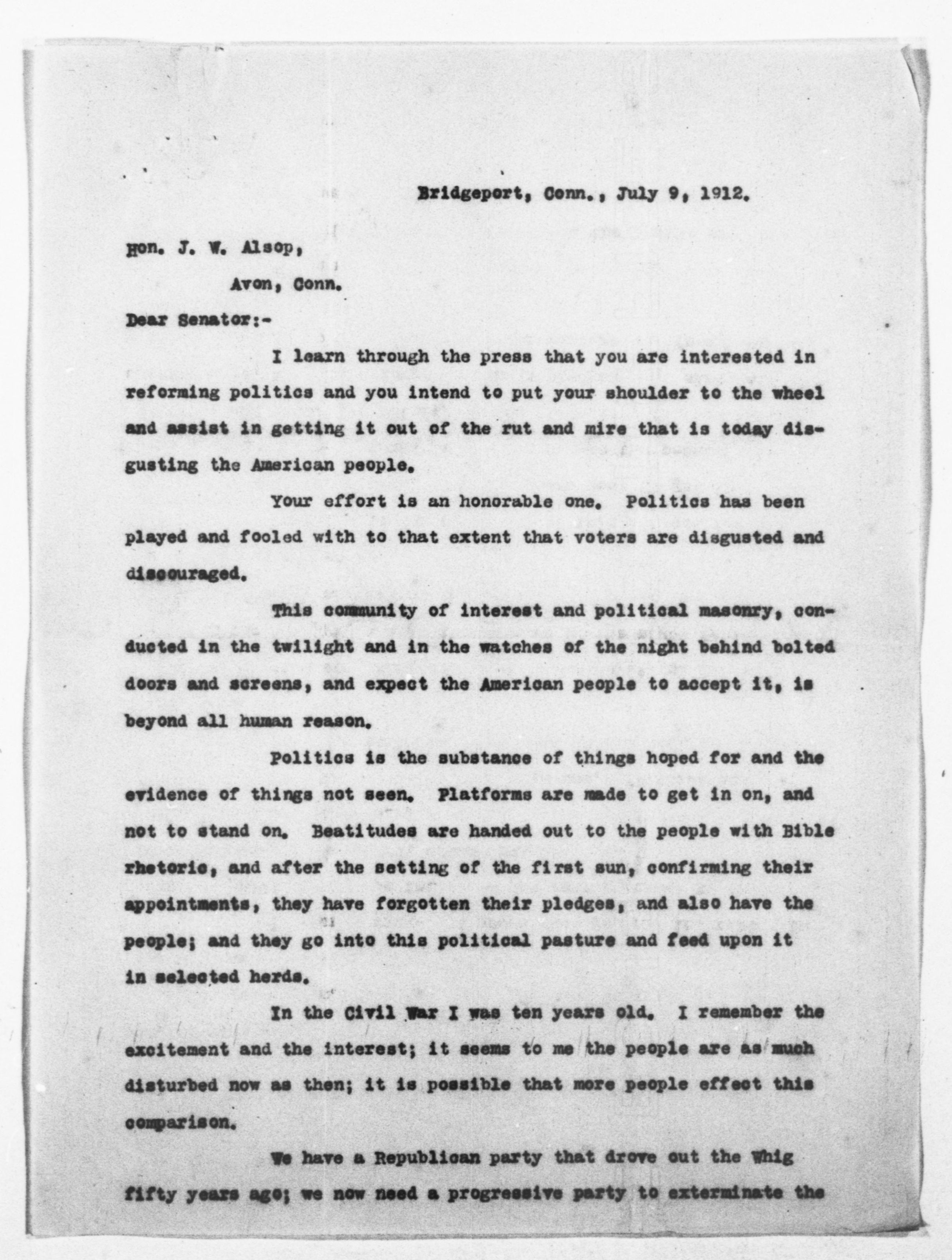 Scanned image of the current content page