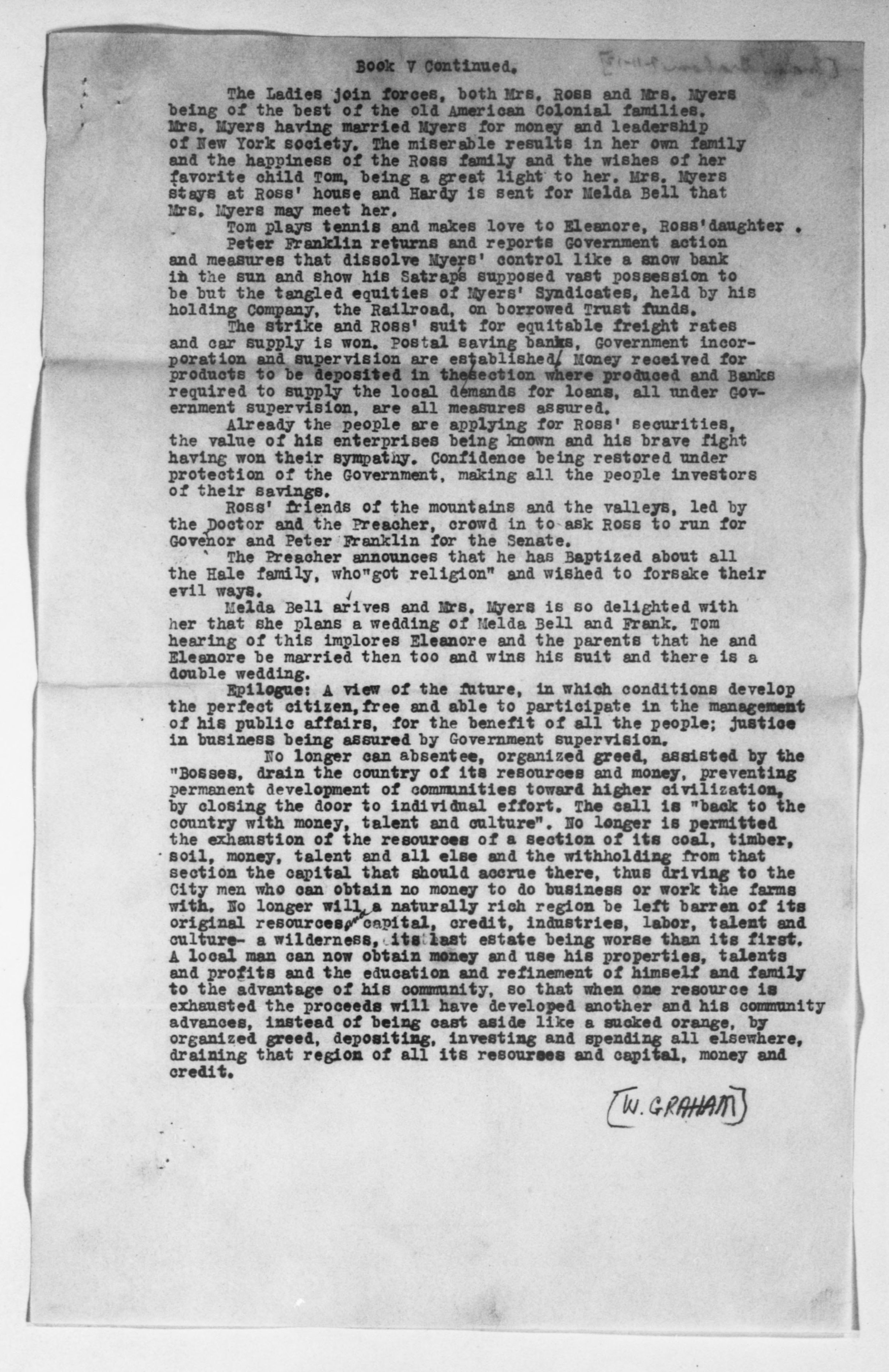 Scanned image of the current content page