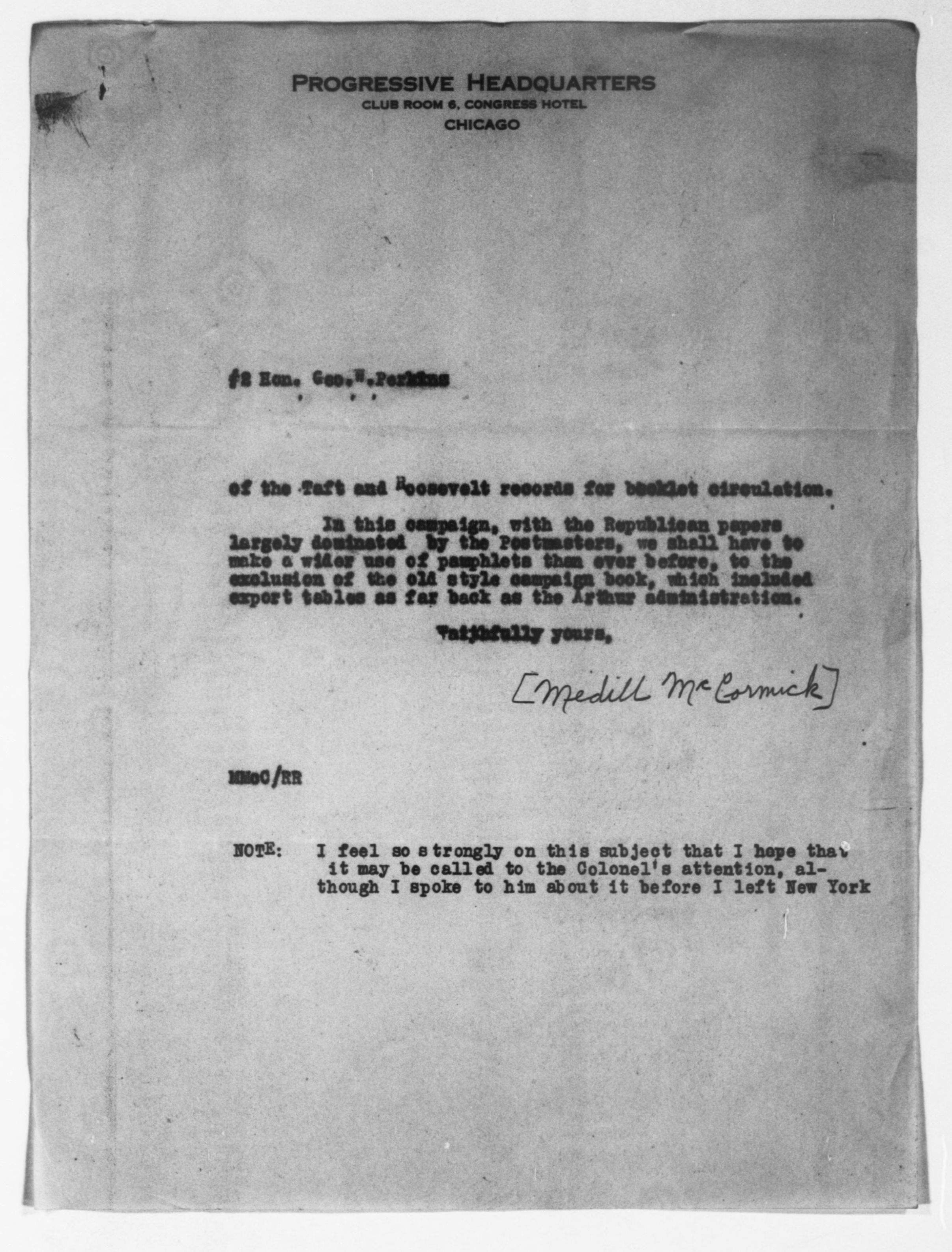 Scanned image of the current content page