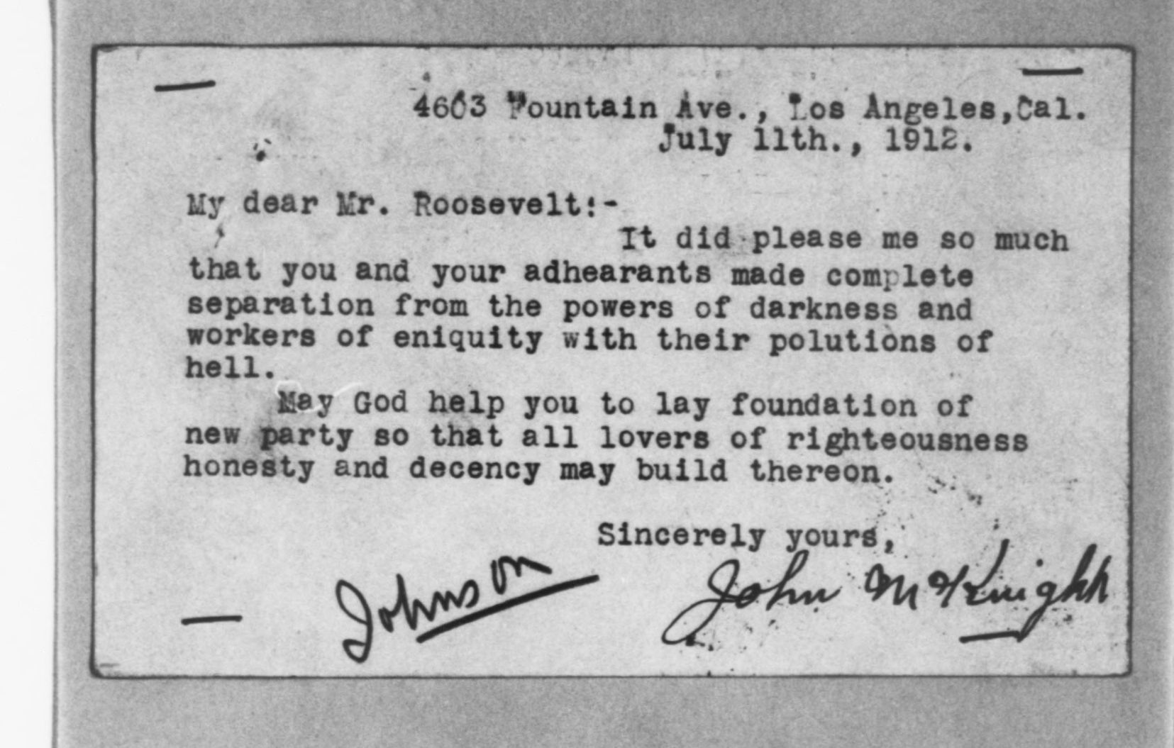 Scanned image of the current content page