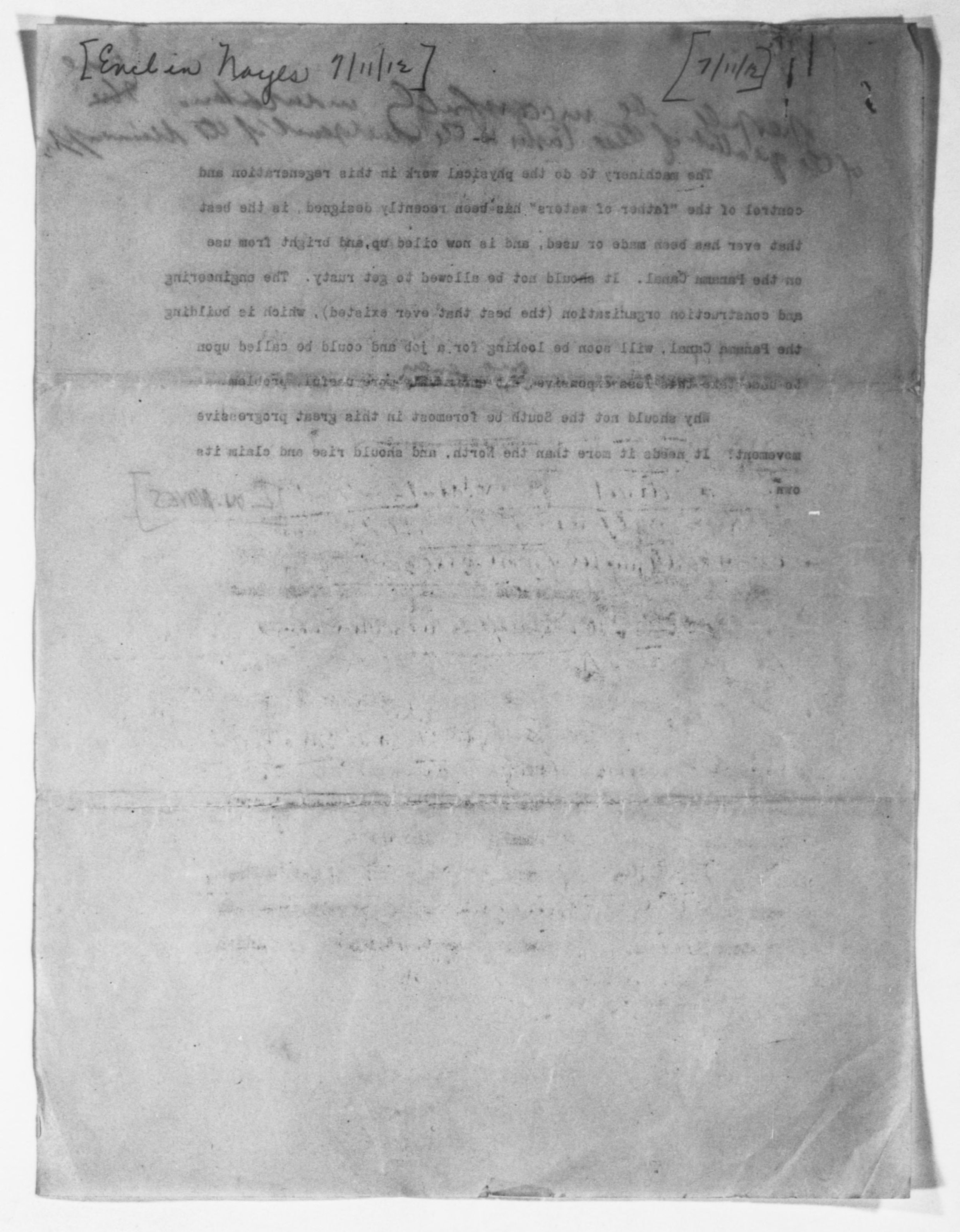 Scanned image of the current content page