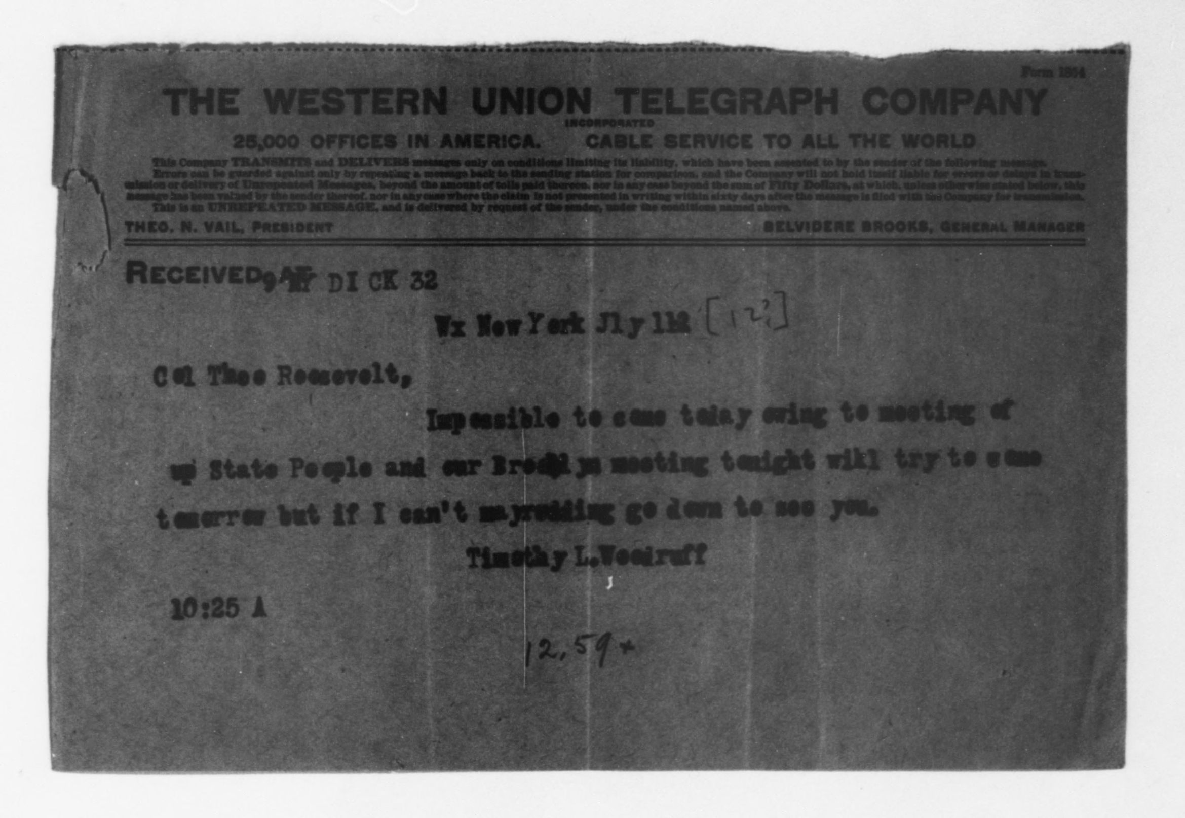 Scanned image of the current content page