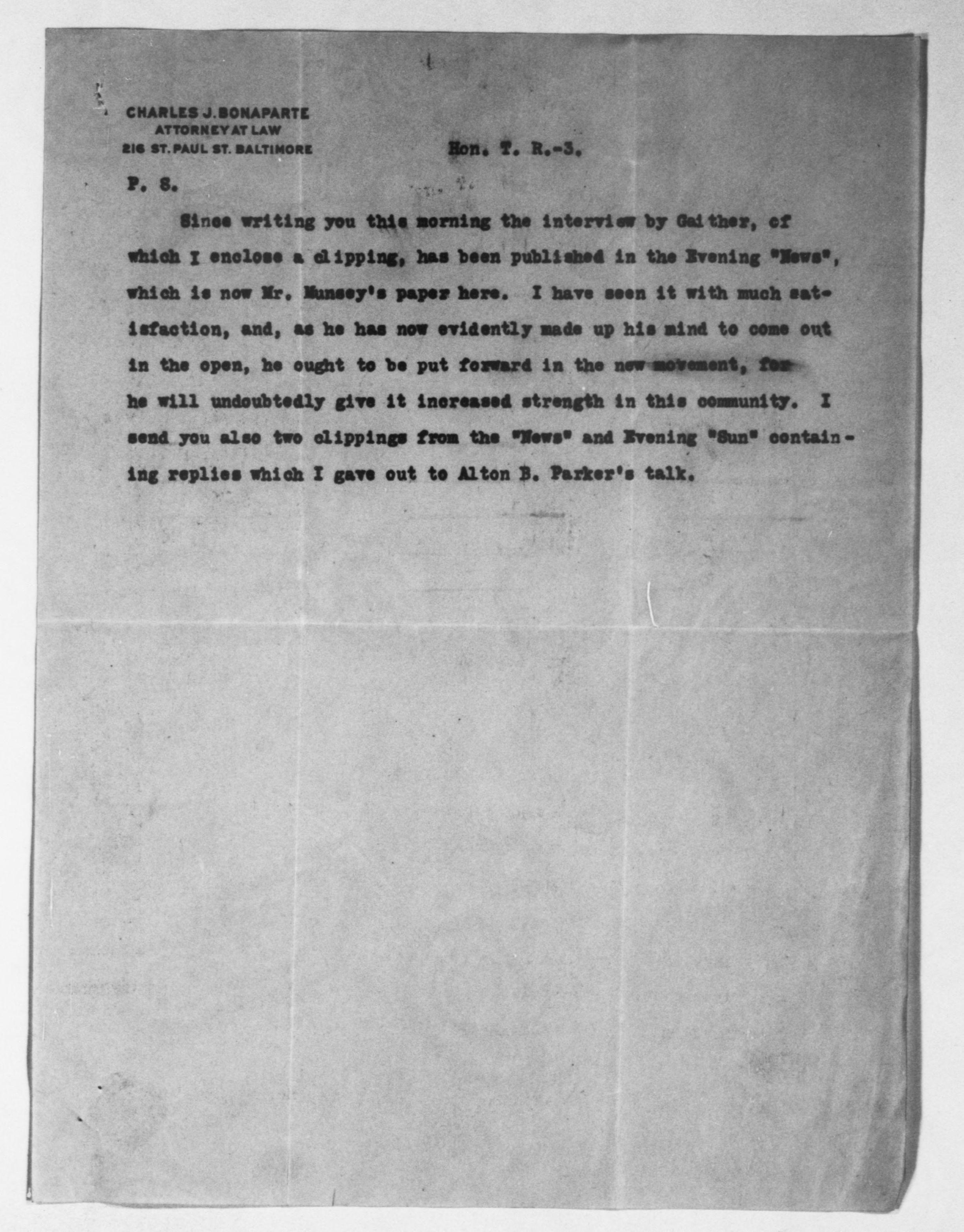 Scanned image of the current content page