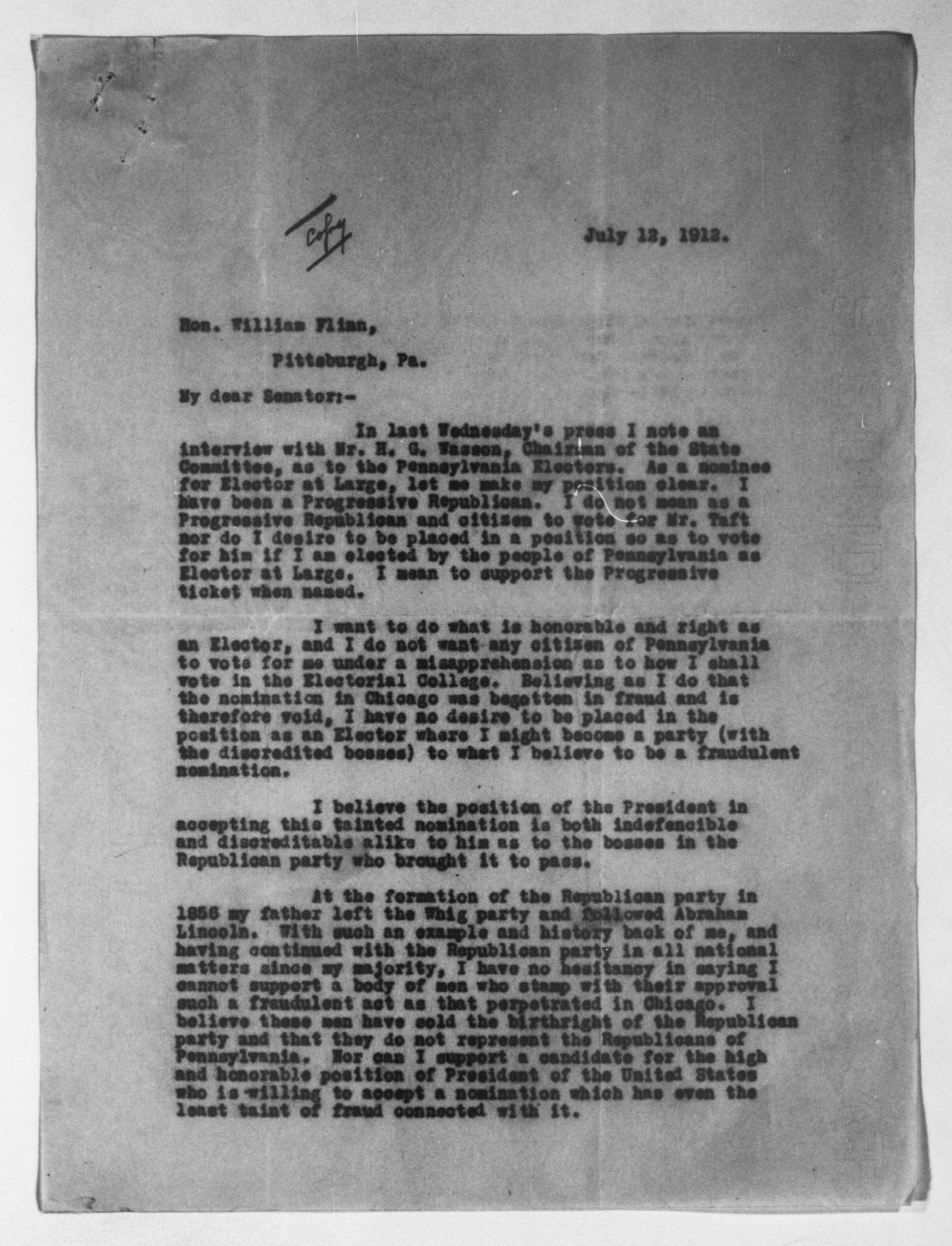 Scanned image of the current content page