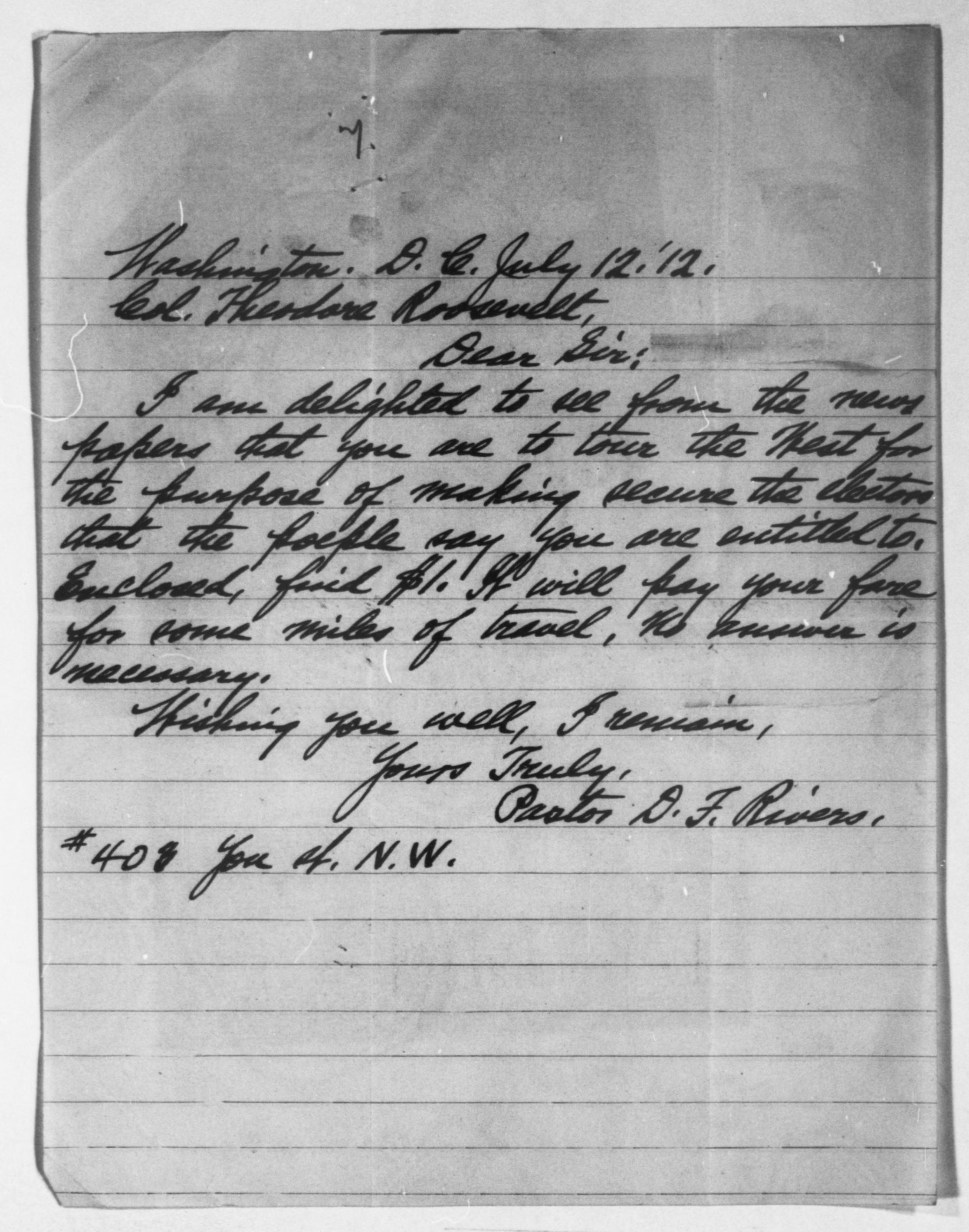 Scanned image of the current content page