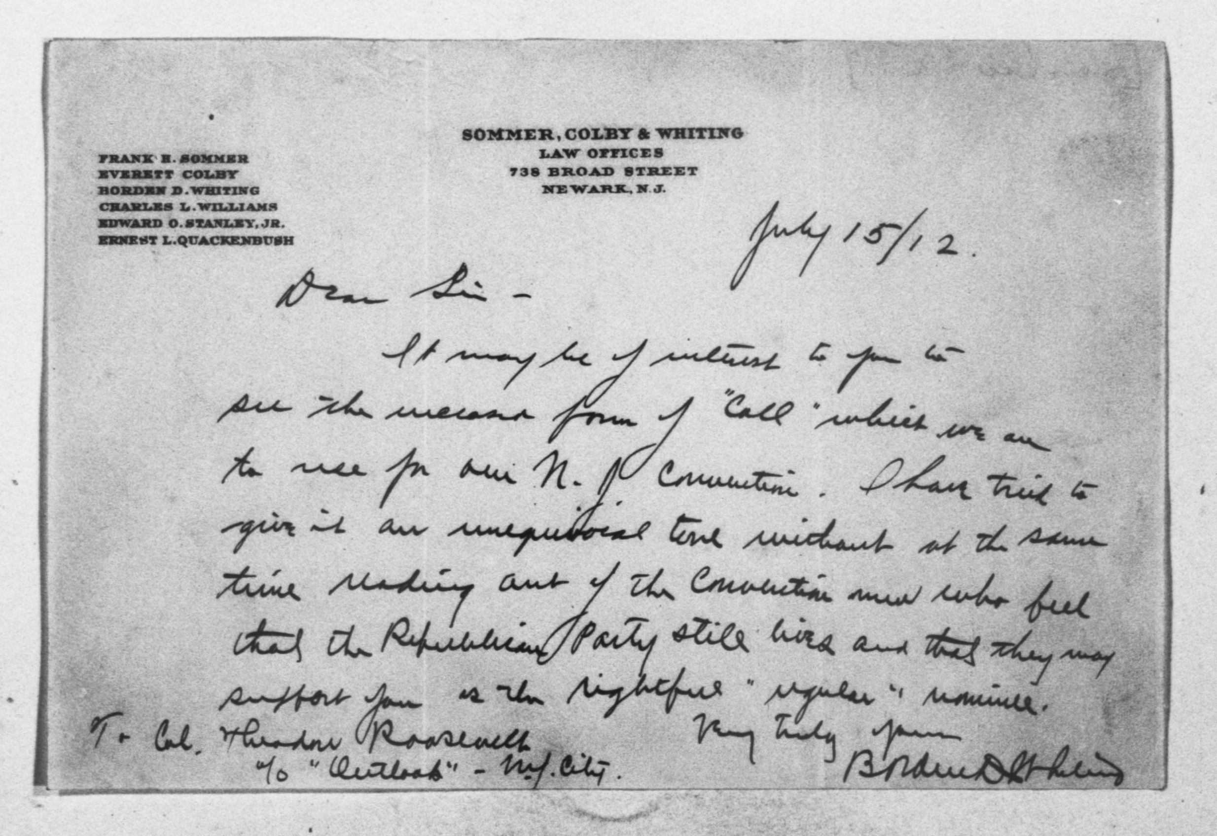 Scanned image of the current content page