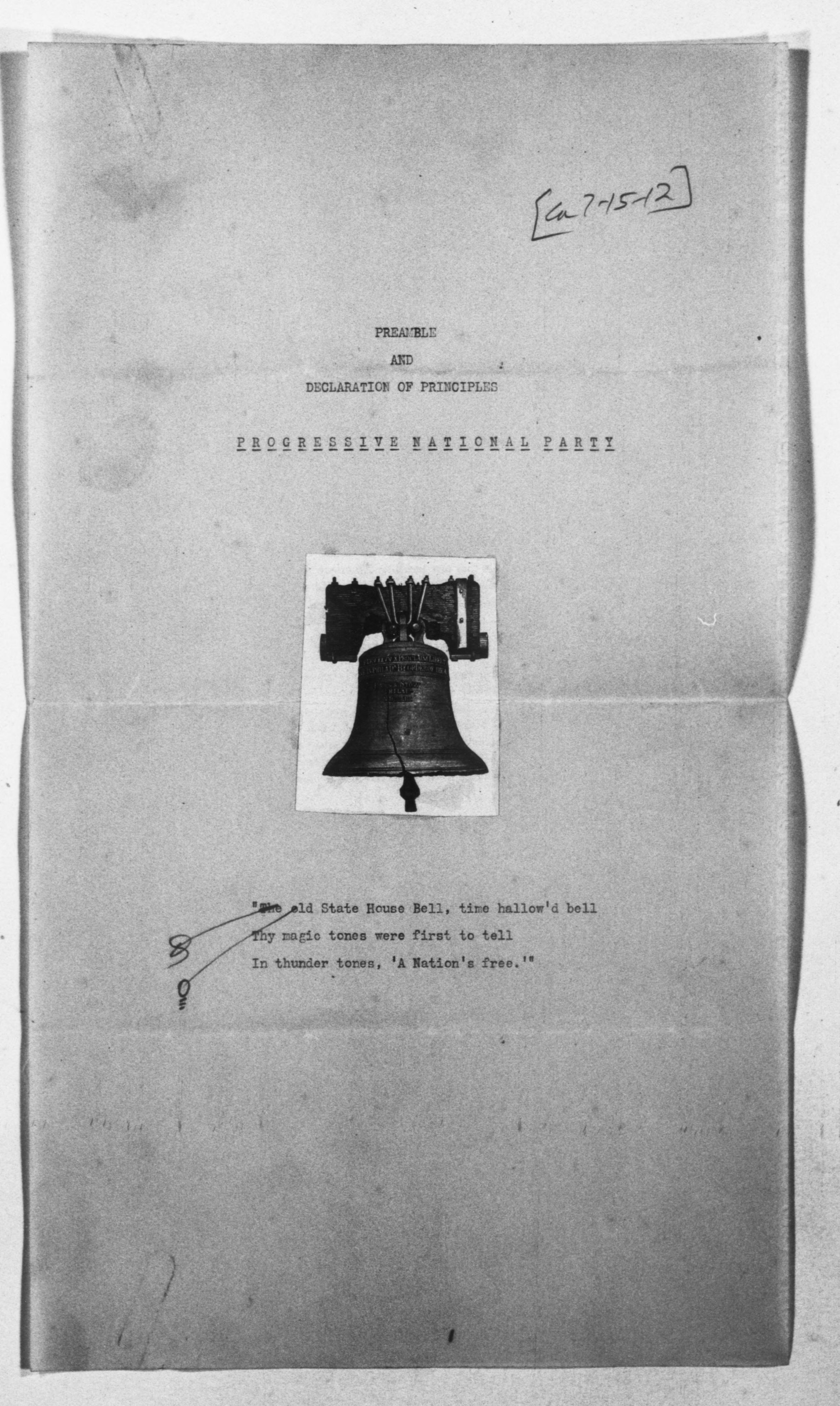 Scanned image of the current content page