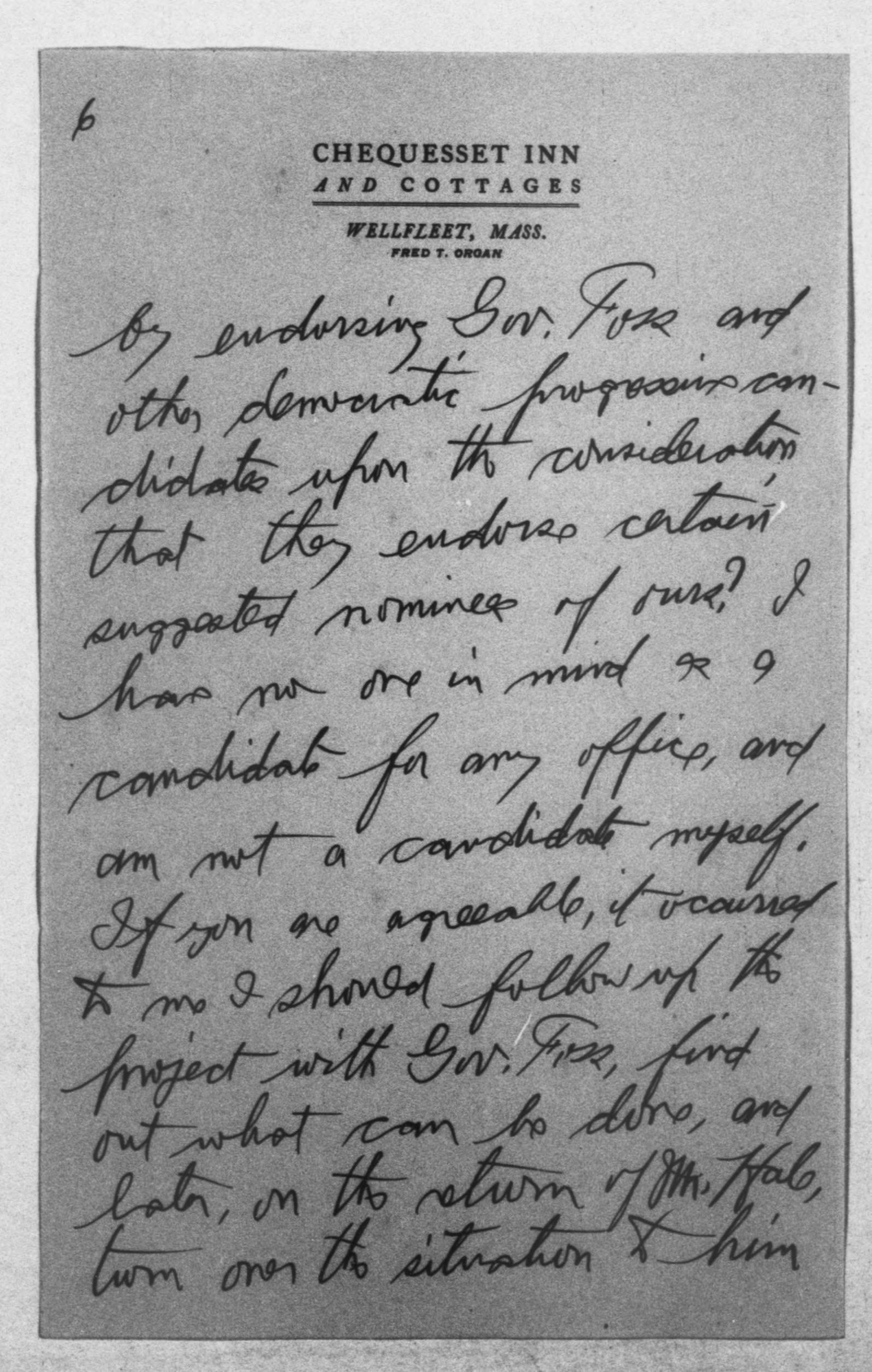 Scanned image of the current content page