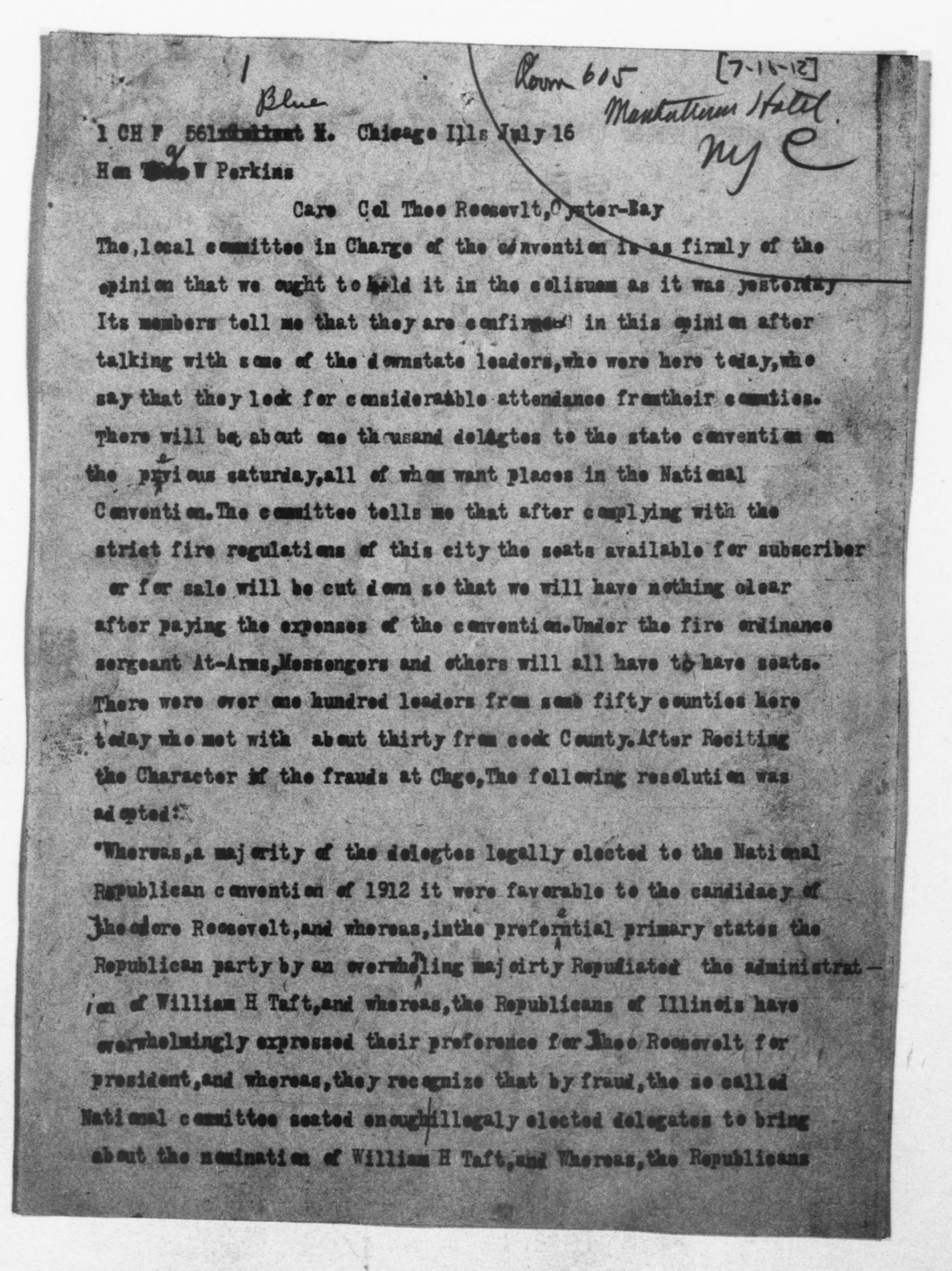 Scanned image of the current content page