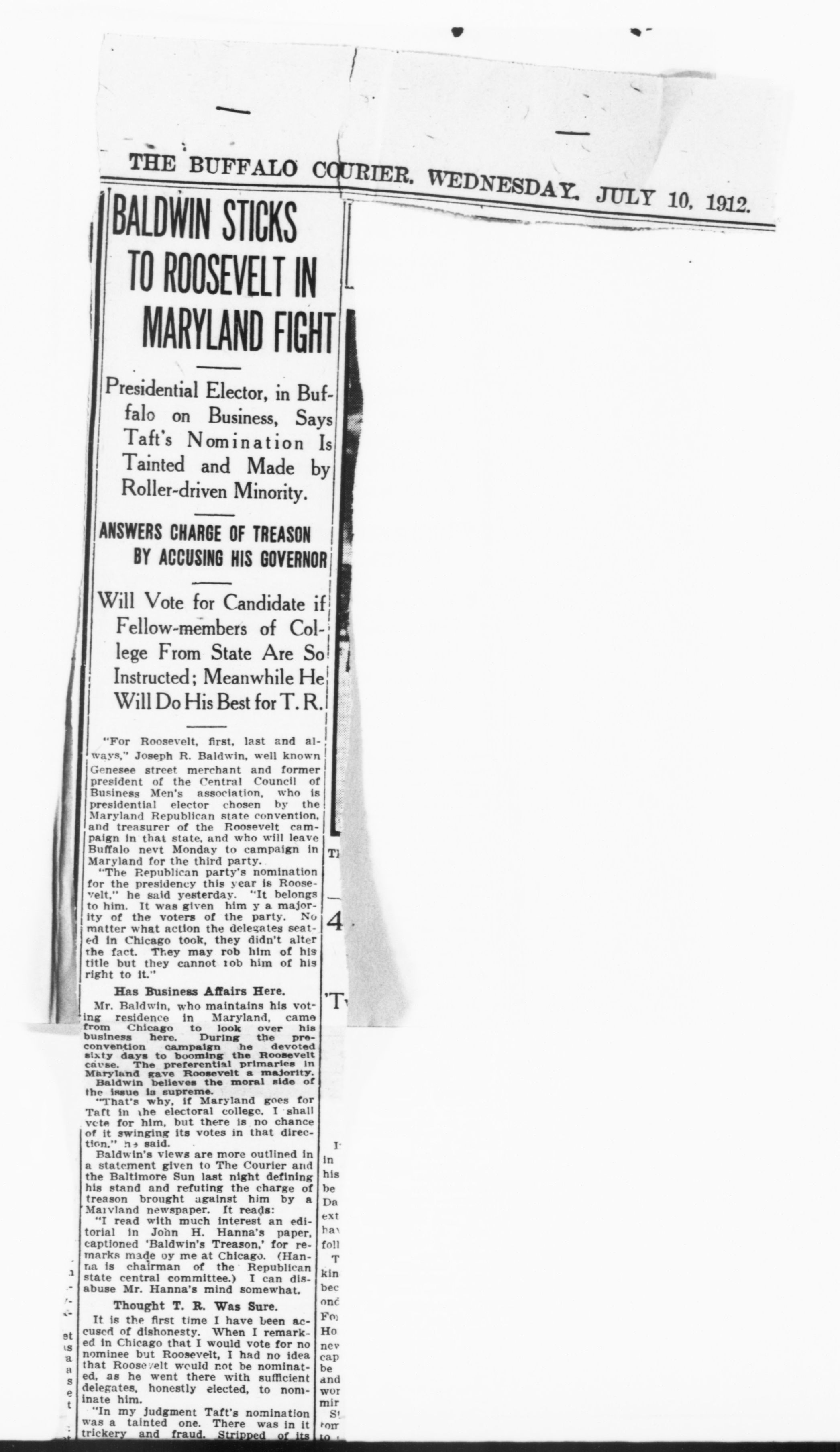 Scanned image of the current content page