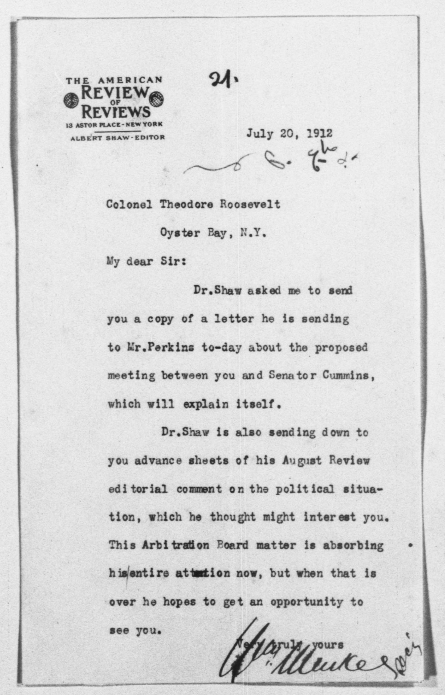 Scanned image of the current content page