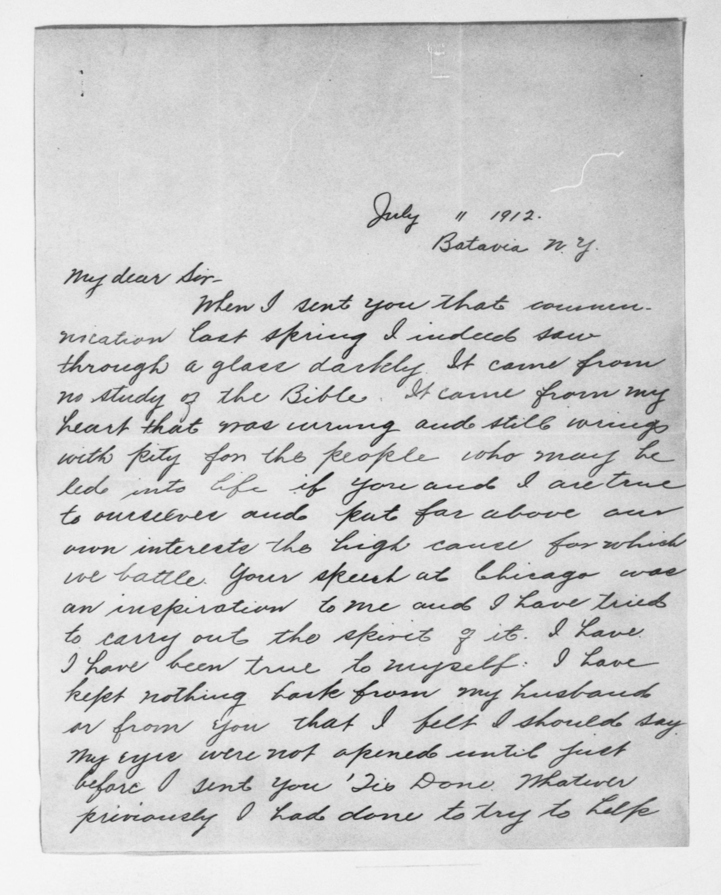 Scanned image of the current content page