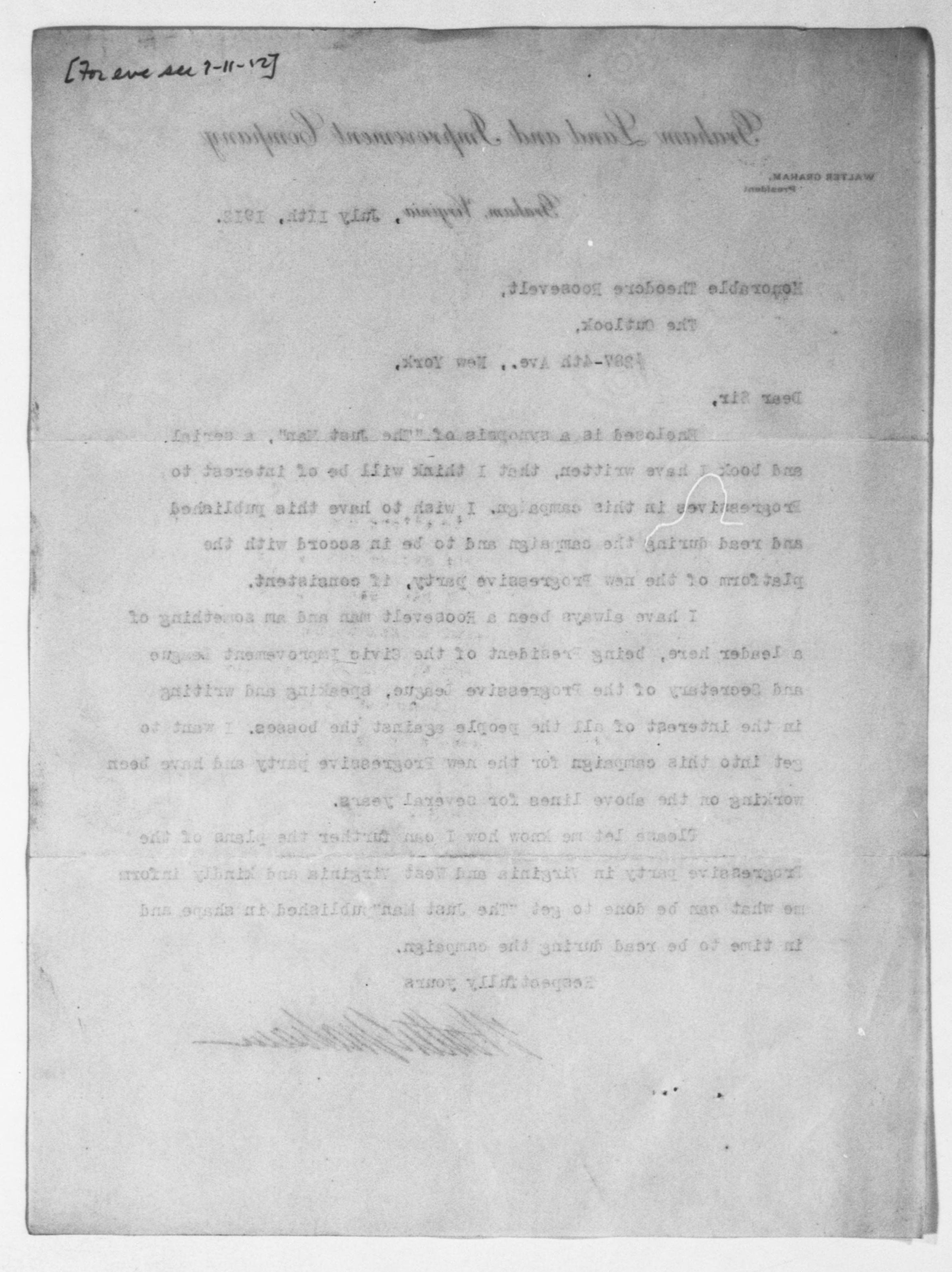 Scanned image of the current content page