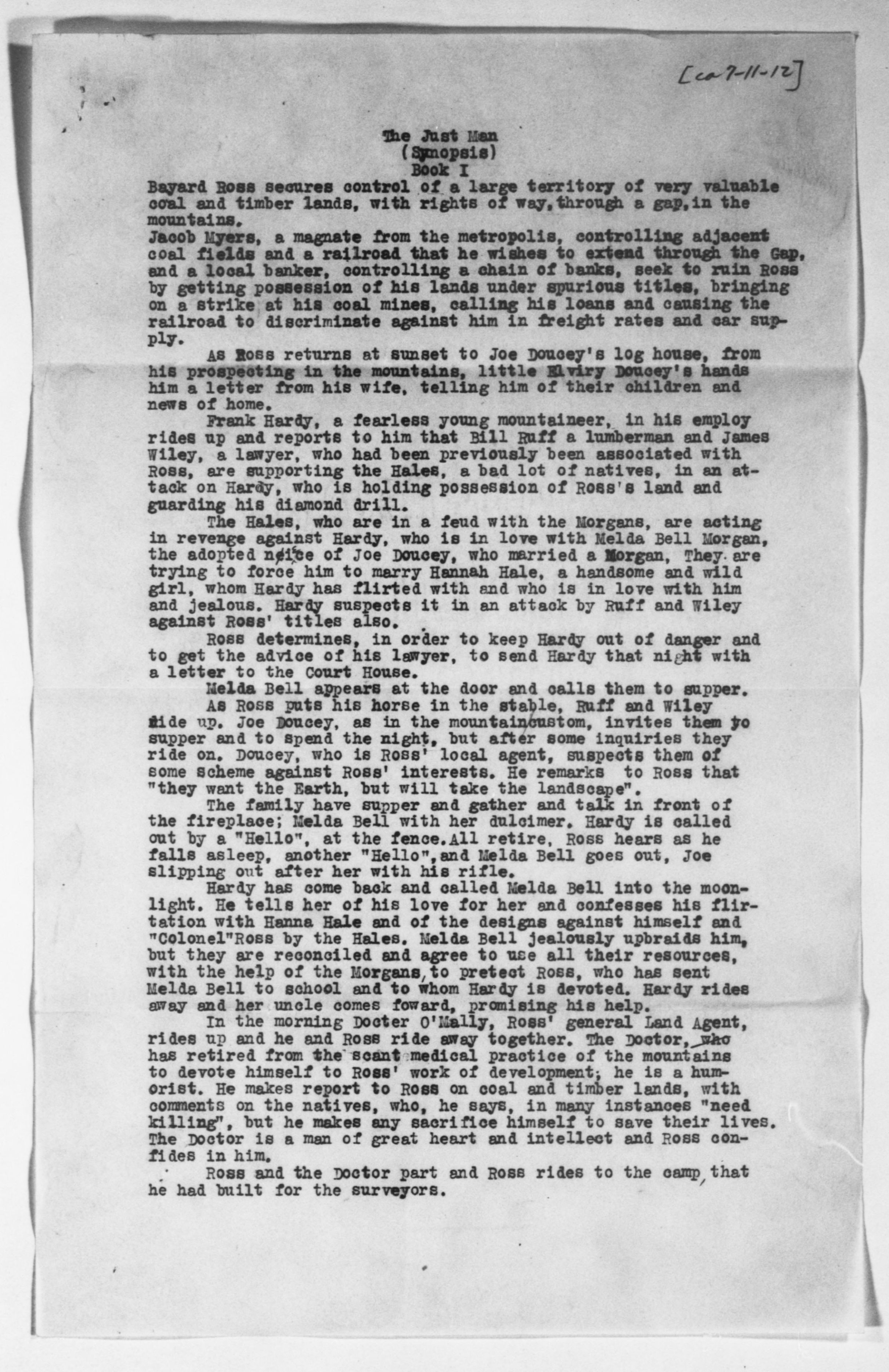 Scanned image of the current content page