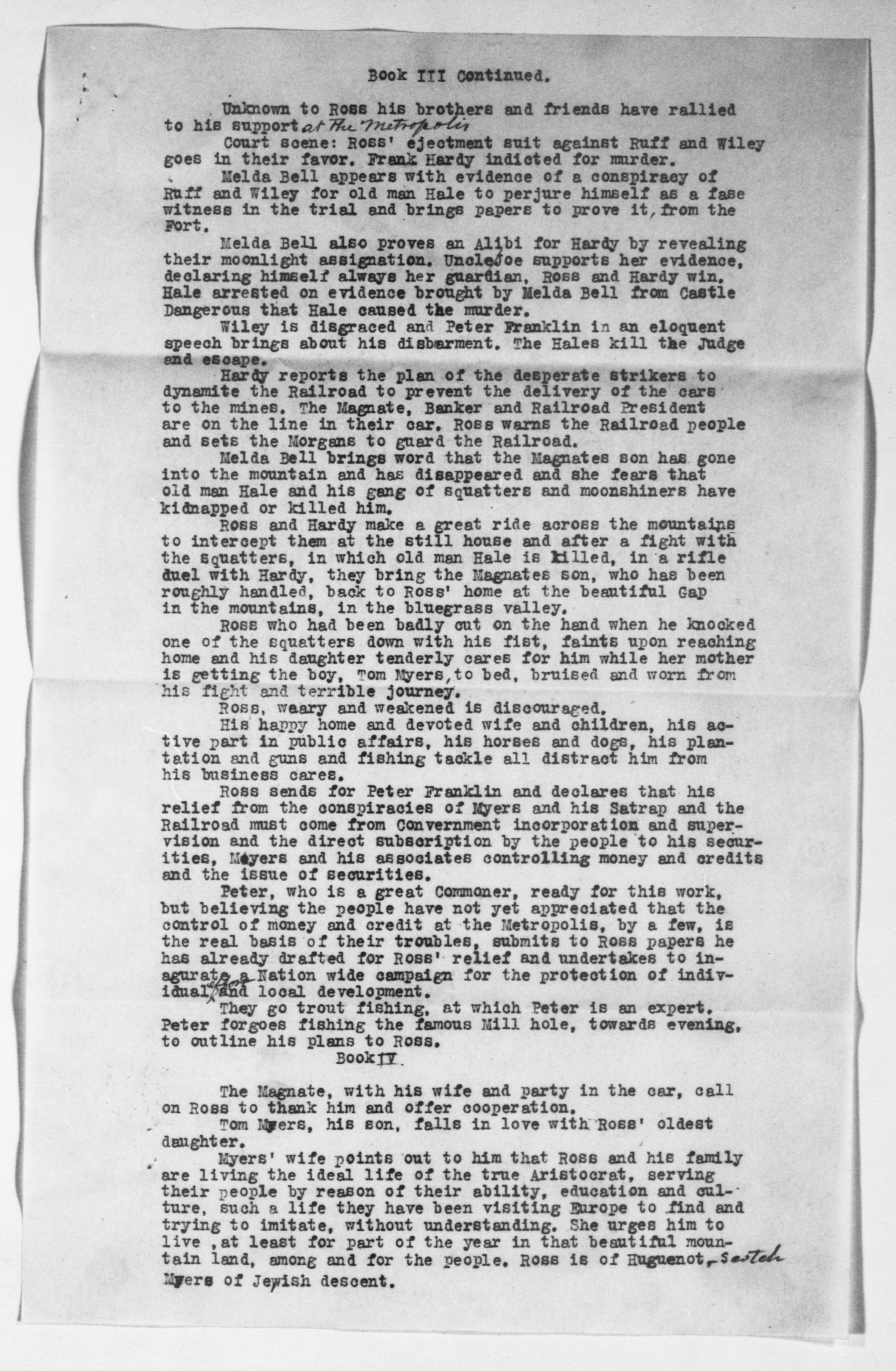 Scanned image of the current content page