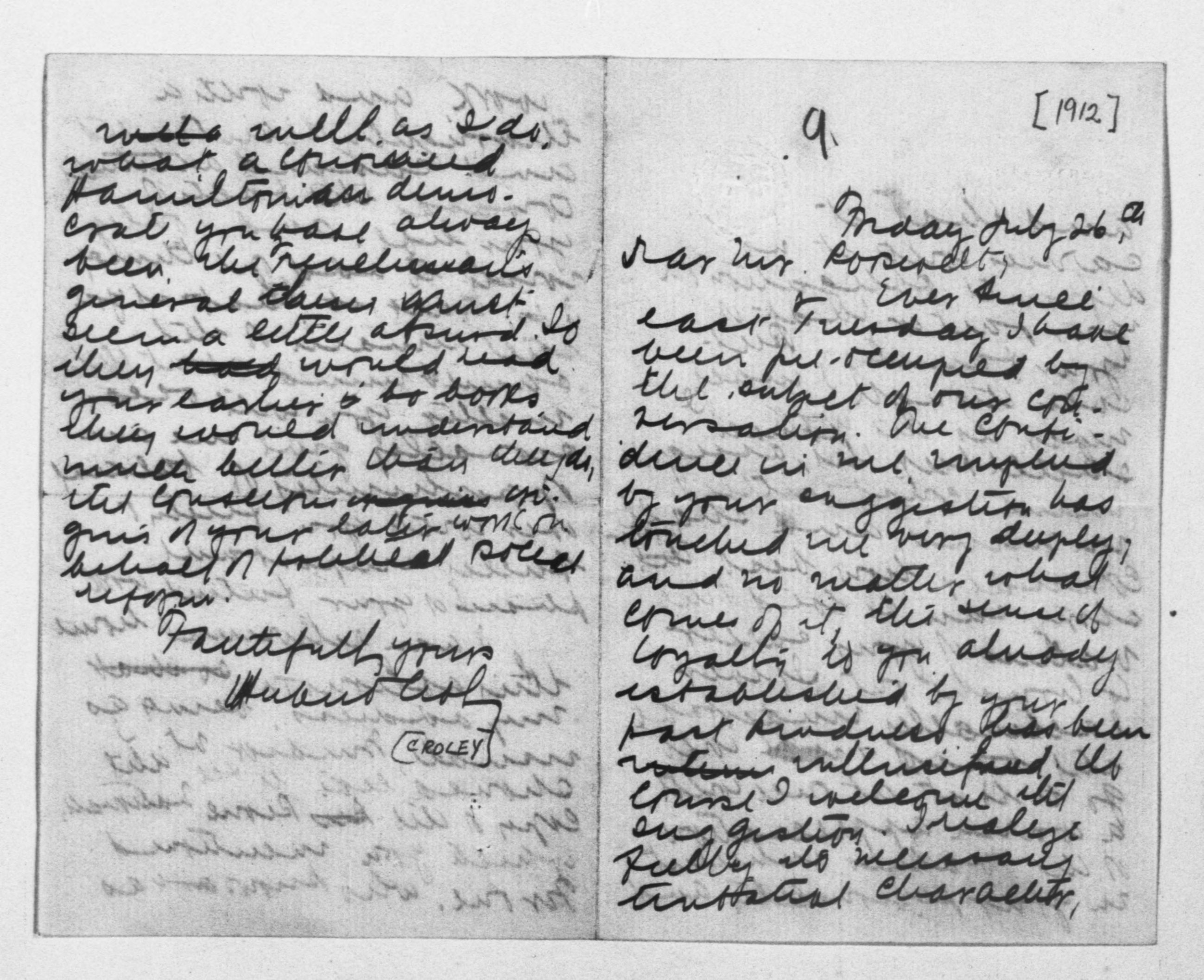 Scanned image of the current content page