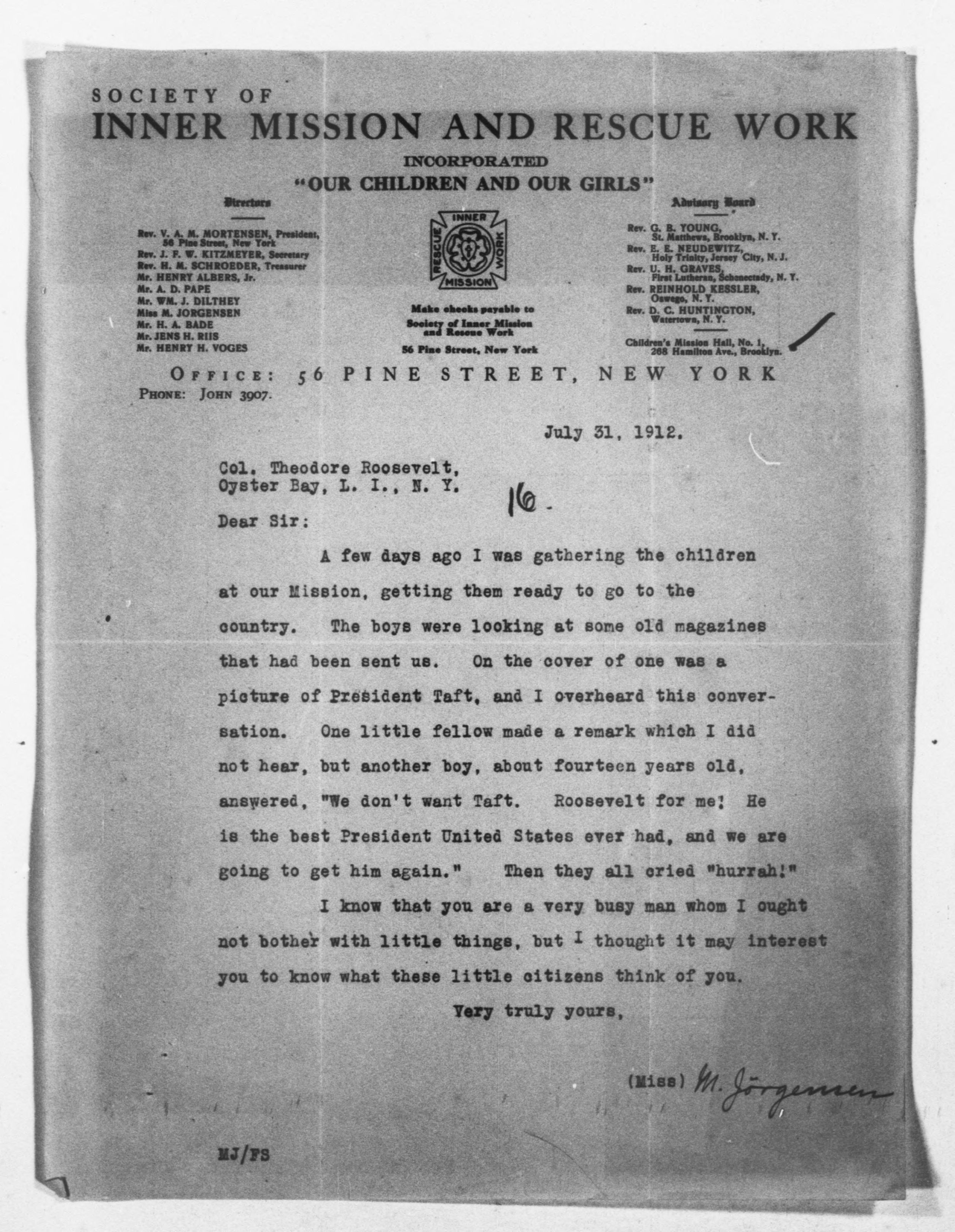 Scanned image of the current content page