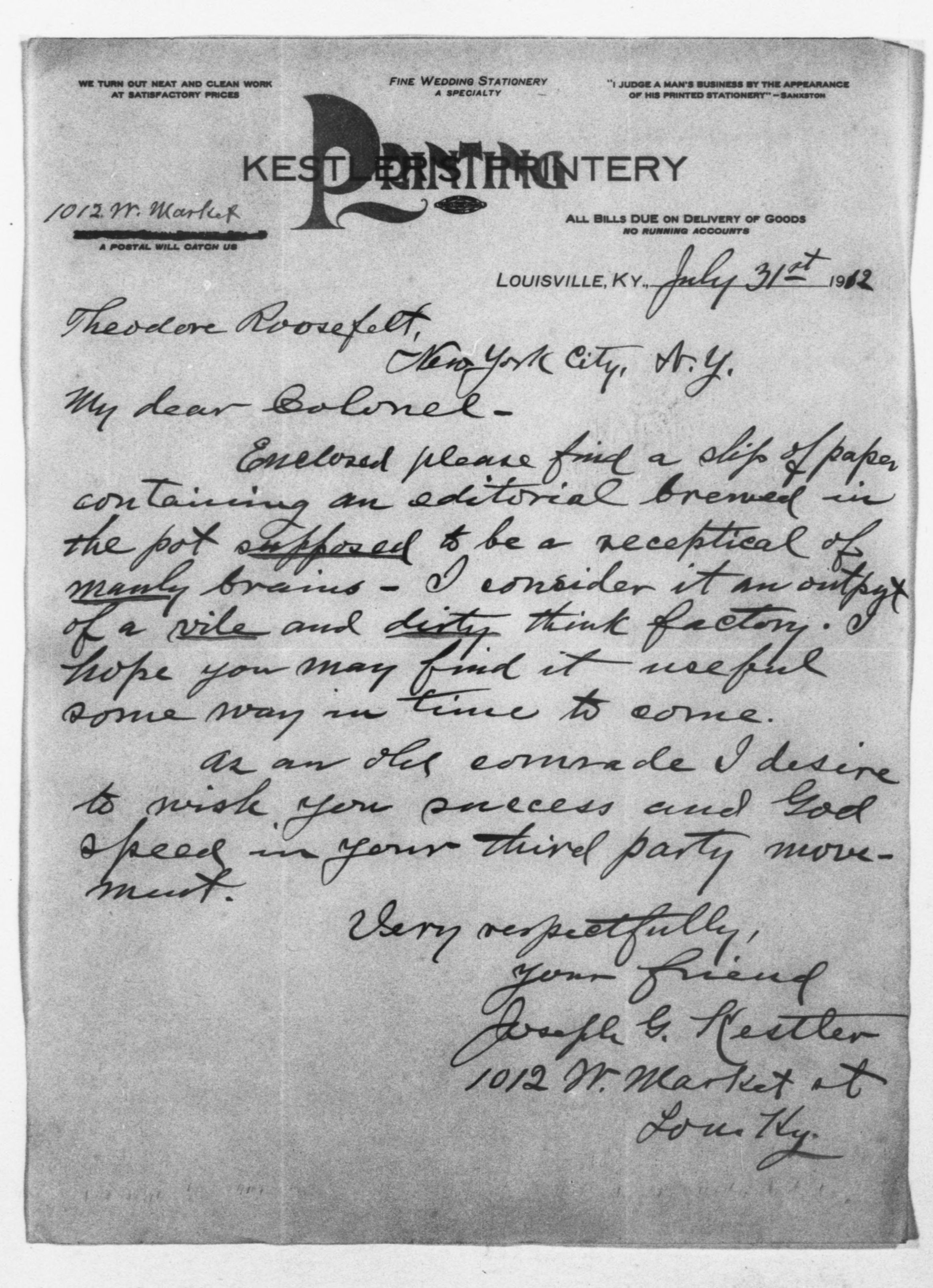 Scanned image of the current content page