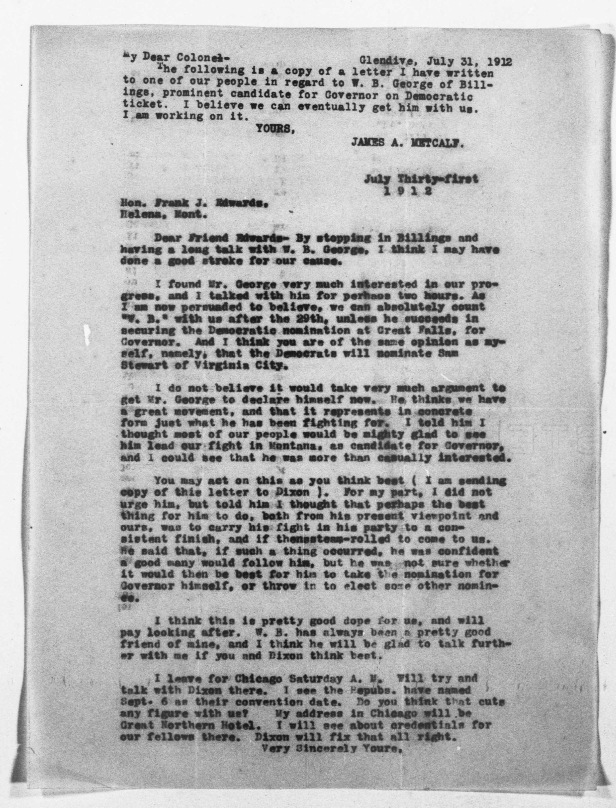 Scanned image of the current content page