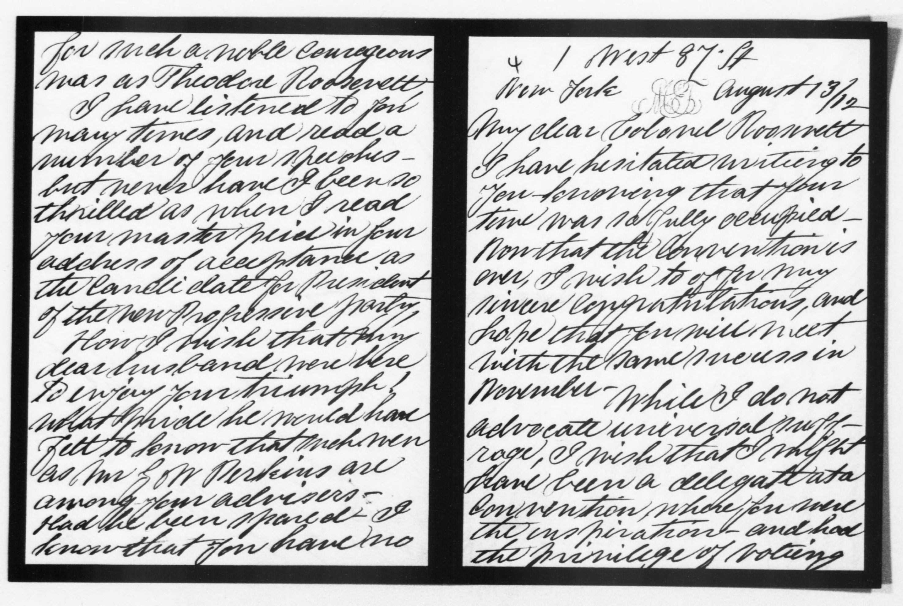 Scanned image of the current content page