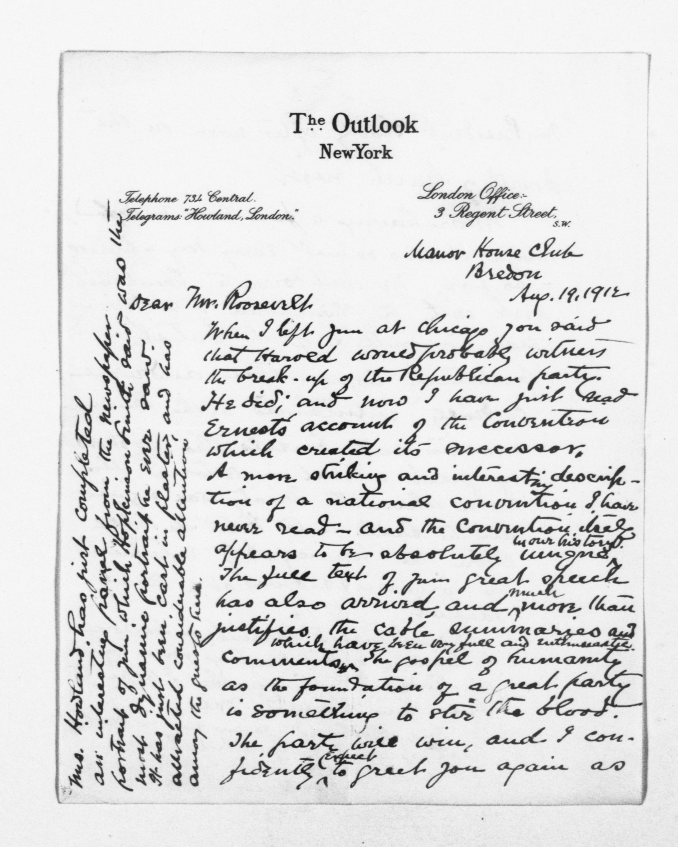 Scanned image of the current content page