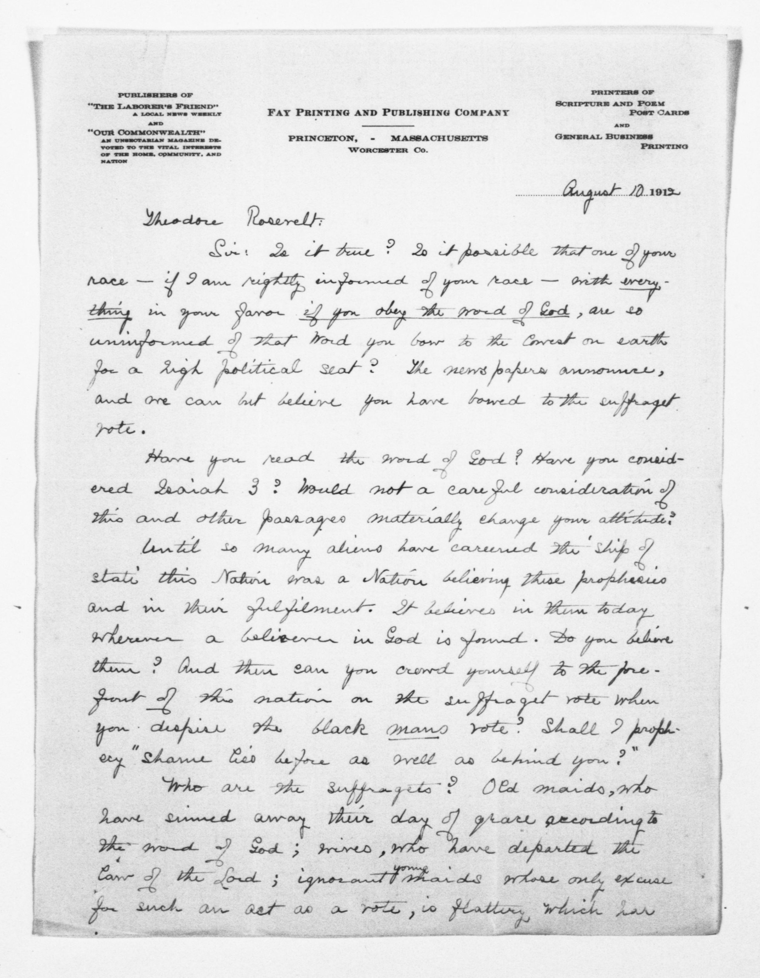 Scanned image of the current content page