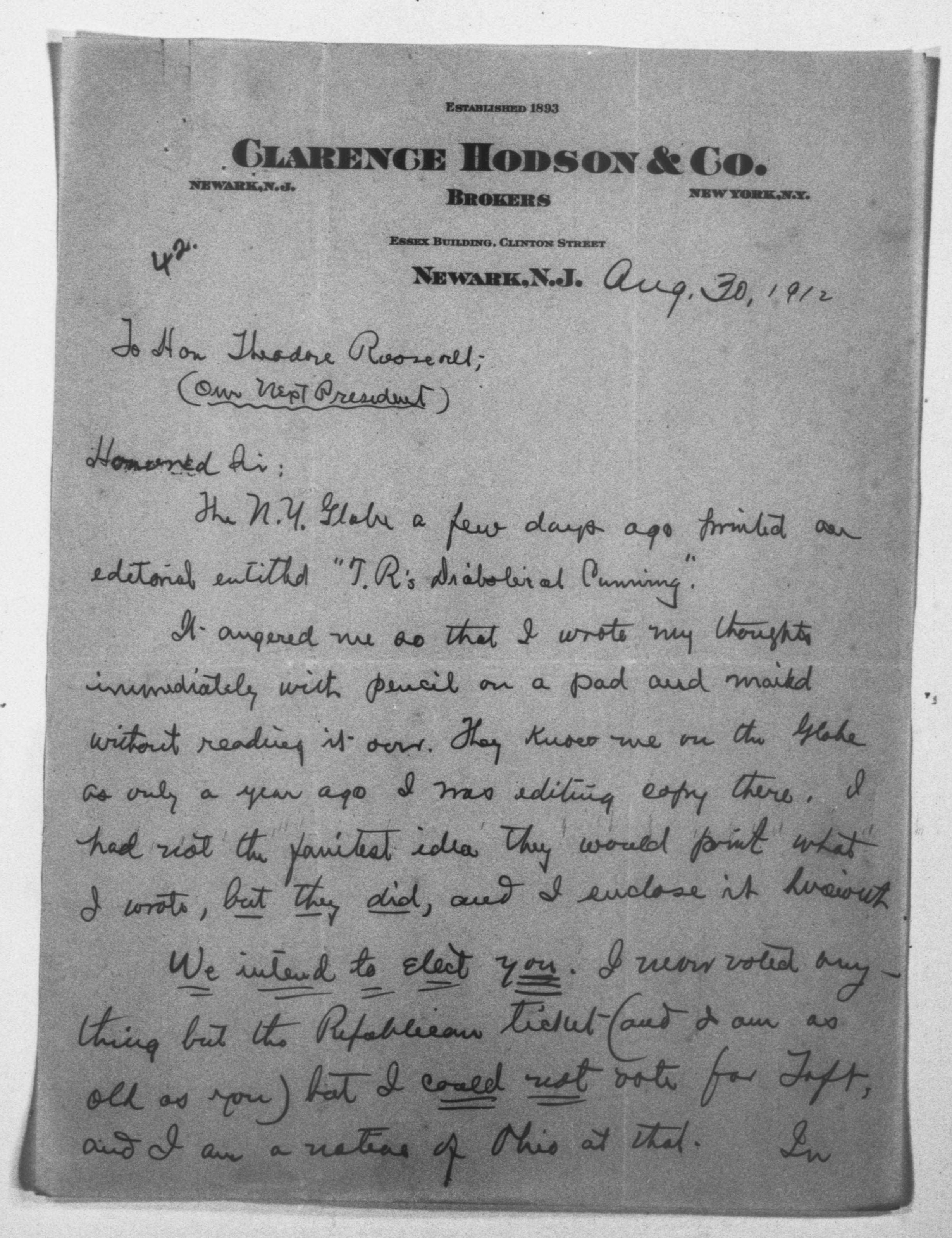 Scanned image of the current content page