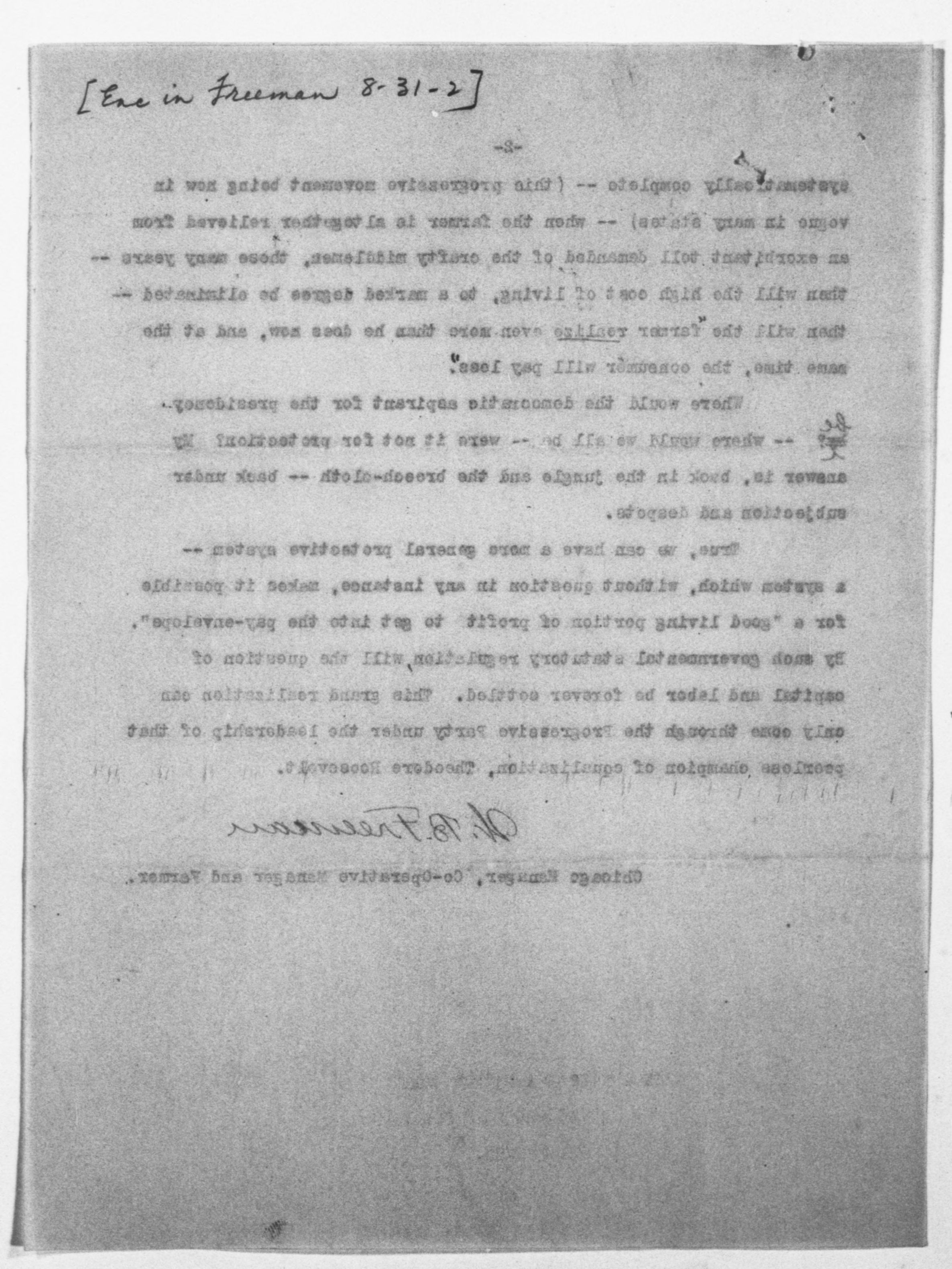 Scanned image of the current content page