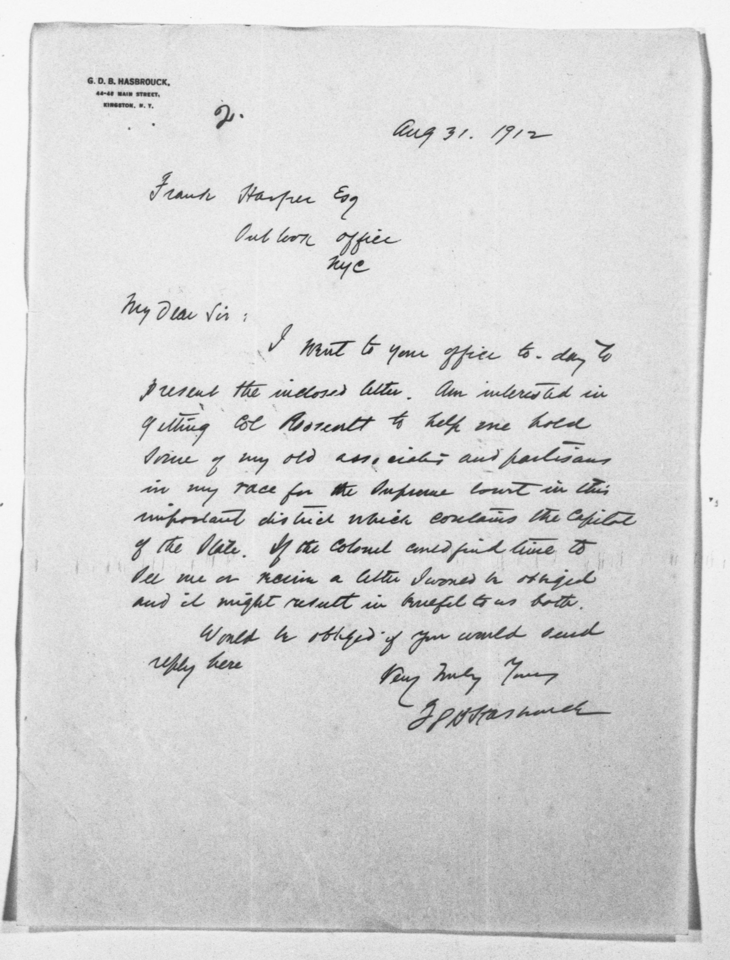 Scanned image of the current content page