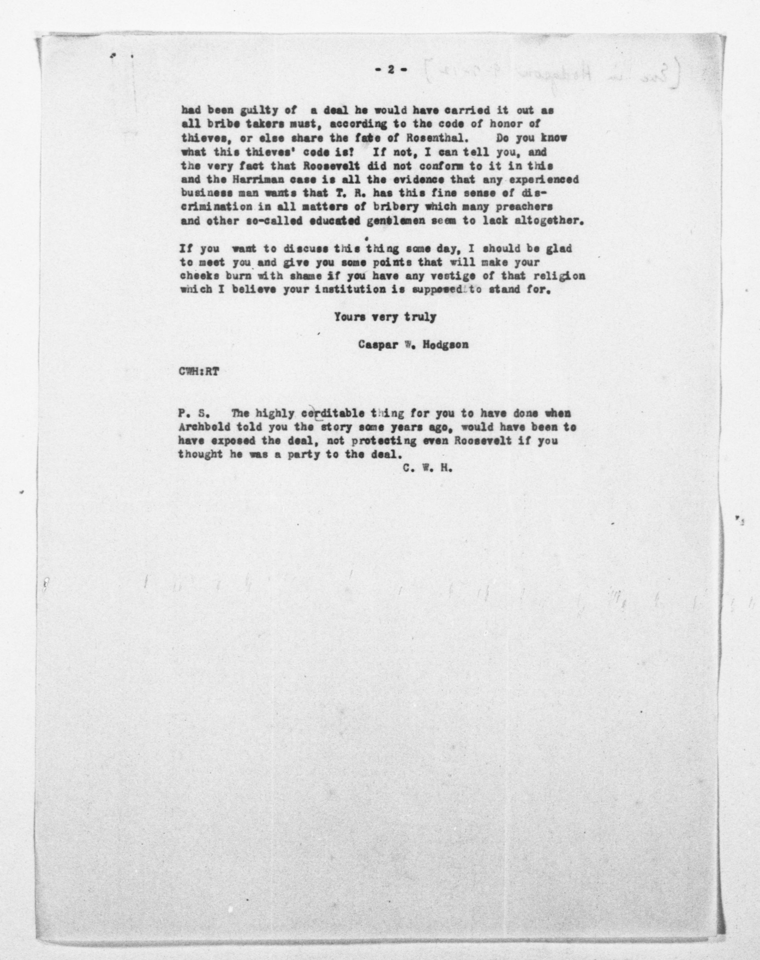 Scanned image of the current content page